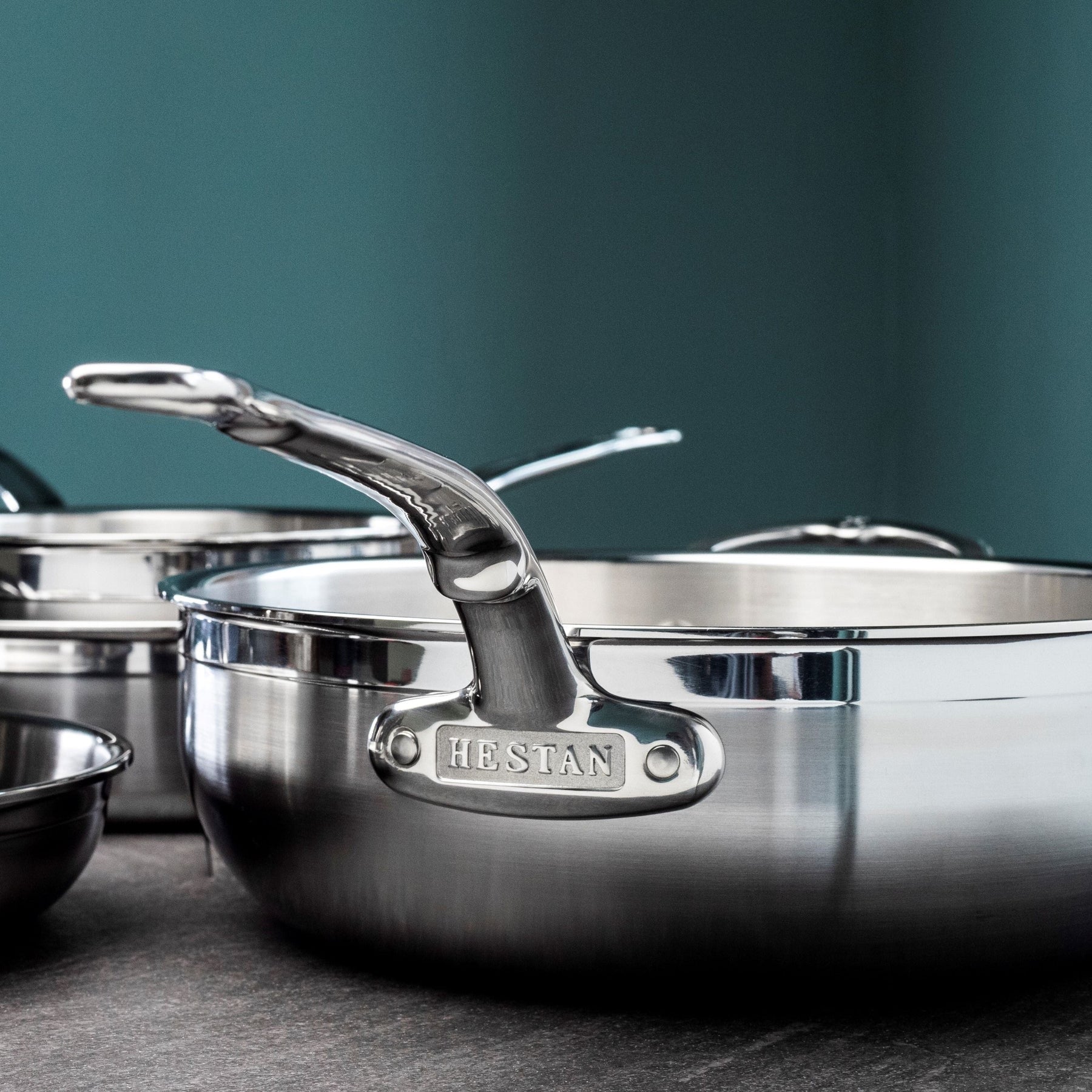 Hestan Probond Essential Pan with Helper Handle - 28cm
