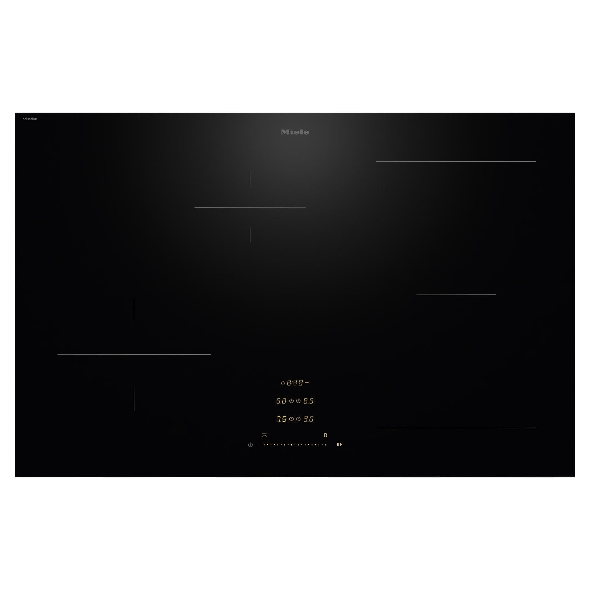 Miele KM8482 FL 80cm Five Zone PowerFlex Induction Hob – BLACK
