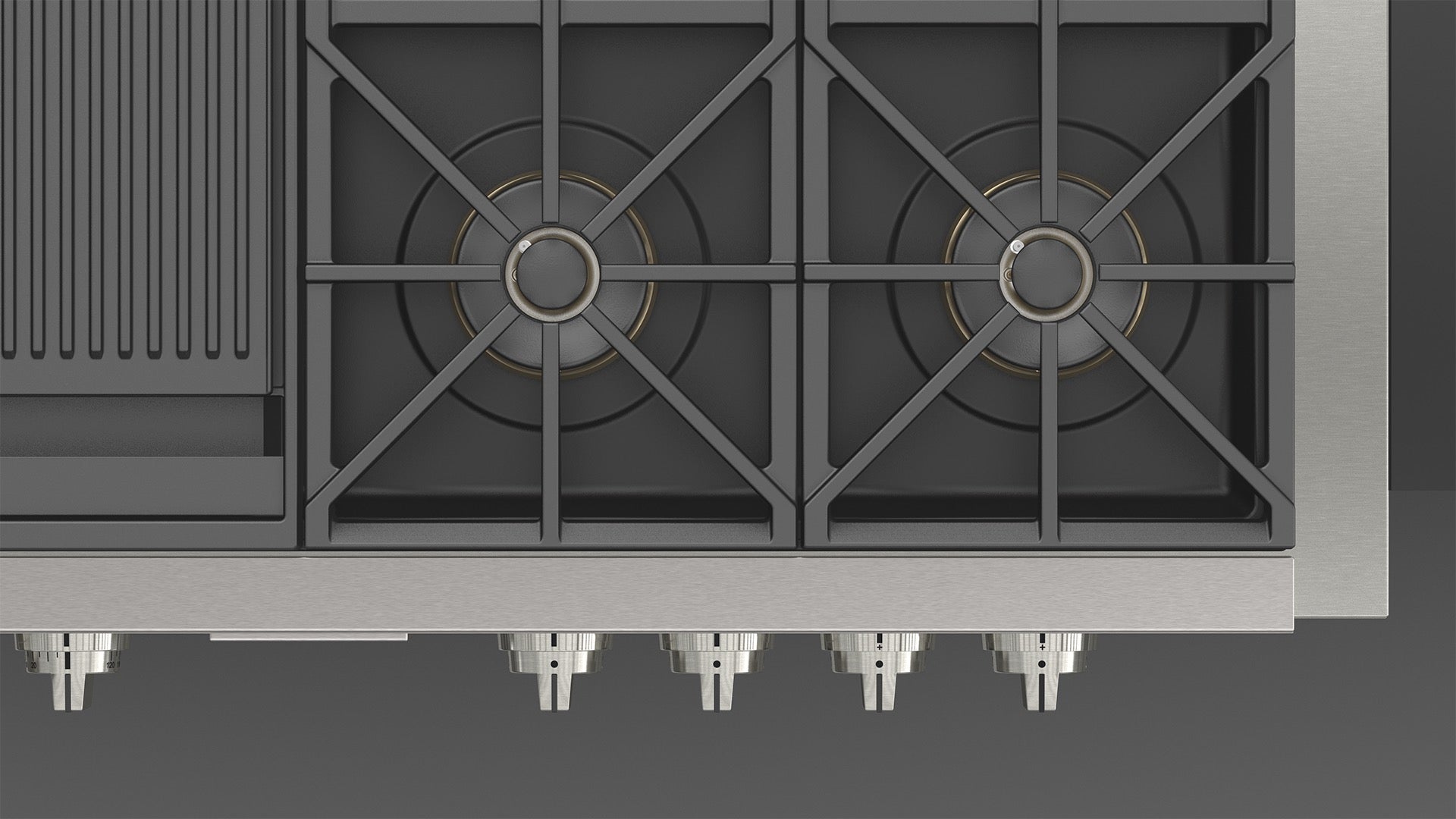 Fulgor Milano Professional 48" Gas Range Top - FSRT 4807 G X