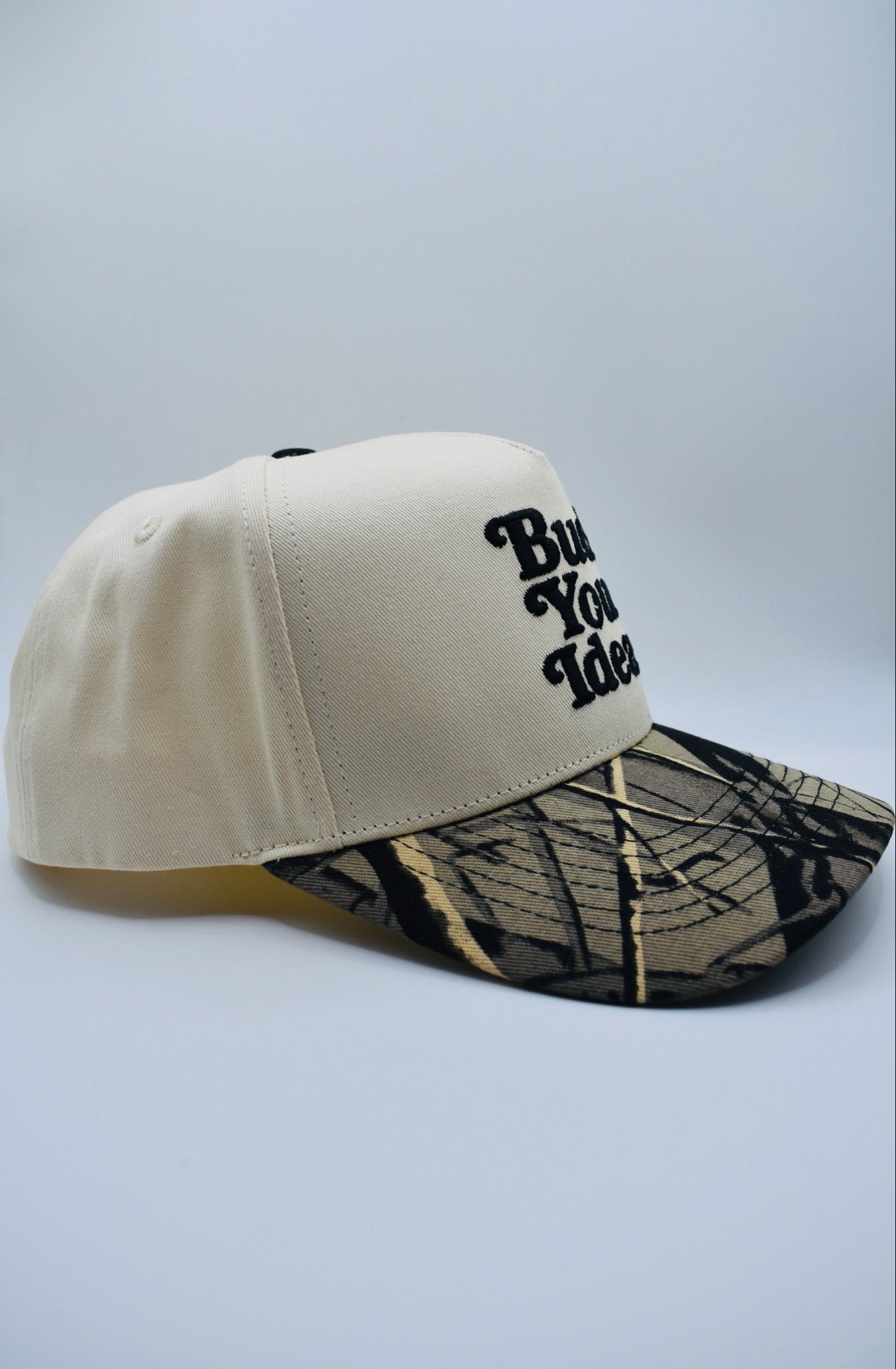 Buck Your Ideas Mossy Oak / Cream Cotton Cap