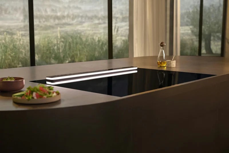 Miele DAD6880 80cm Wide Down Draft Extractor - Obsidian Black