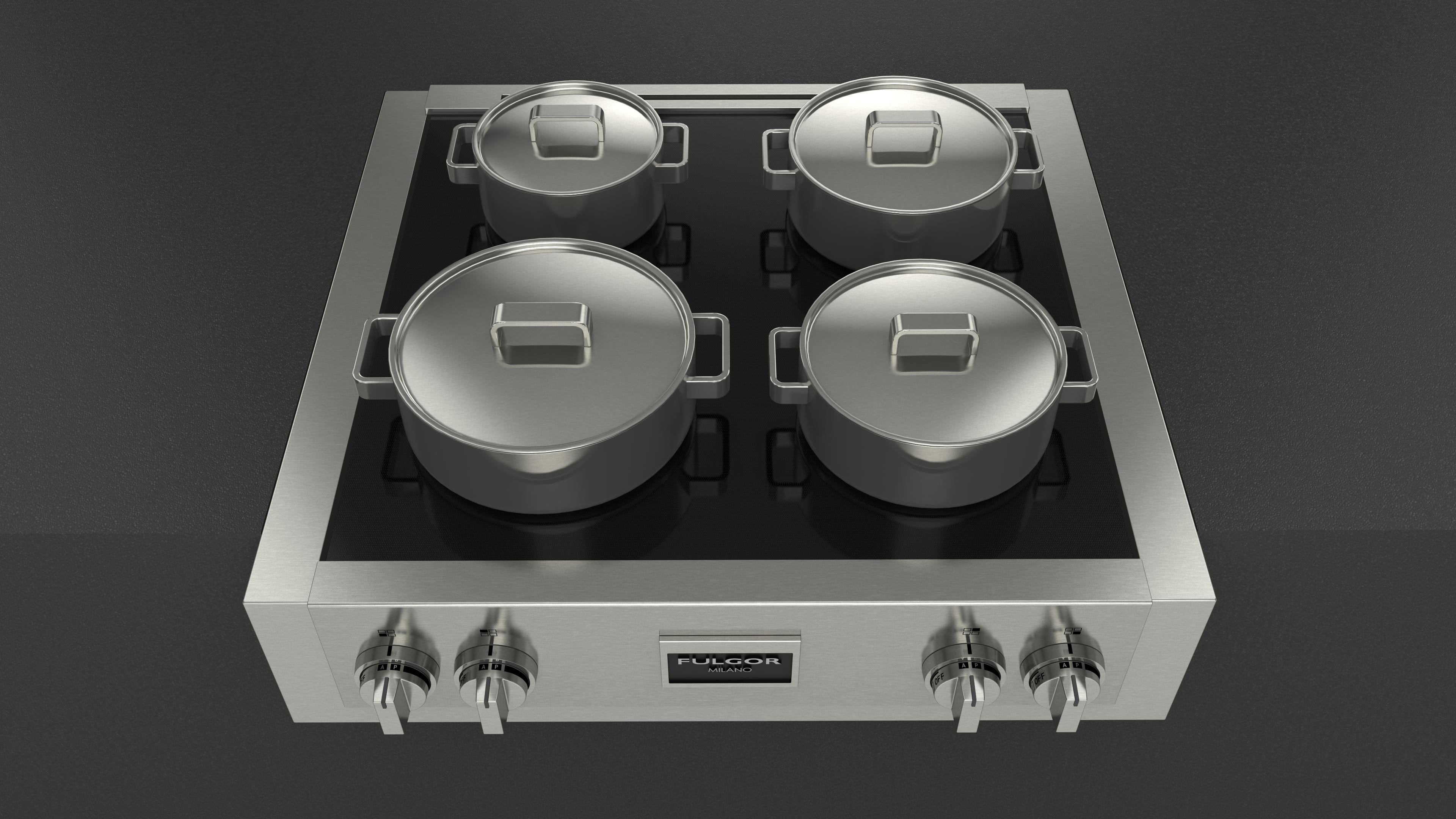 Fulgor Milano 30" Professional Induction Range Top - FSRT 3004 ID X