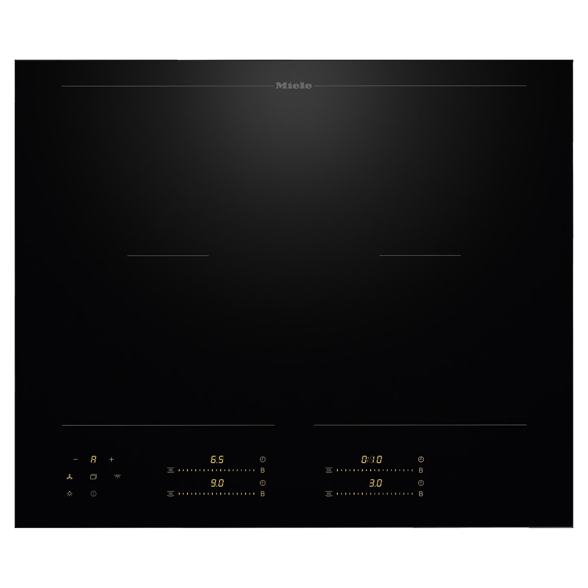 Miele KM8565 FL 62cm Four Zone PowerFlex Induction Hob – BLACK