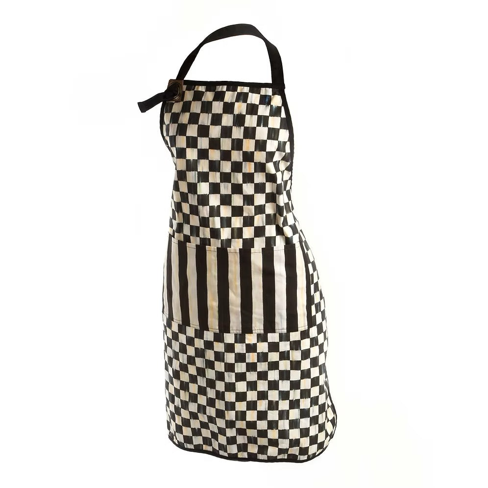Mackenzie-Childs Courtly Check Bistro Apron