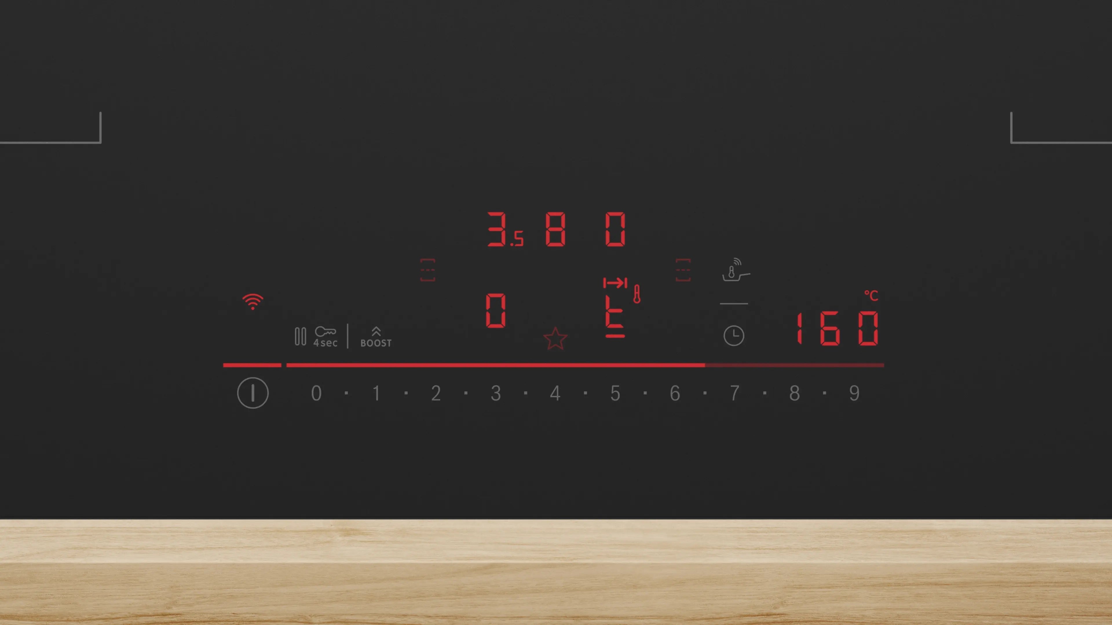 Bosch Series 6 Induction hob with integrated ventilation system 80 cm Matt black - PVQ81AH26E