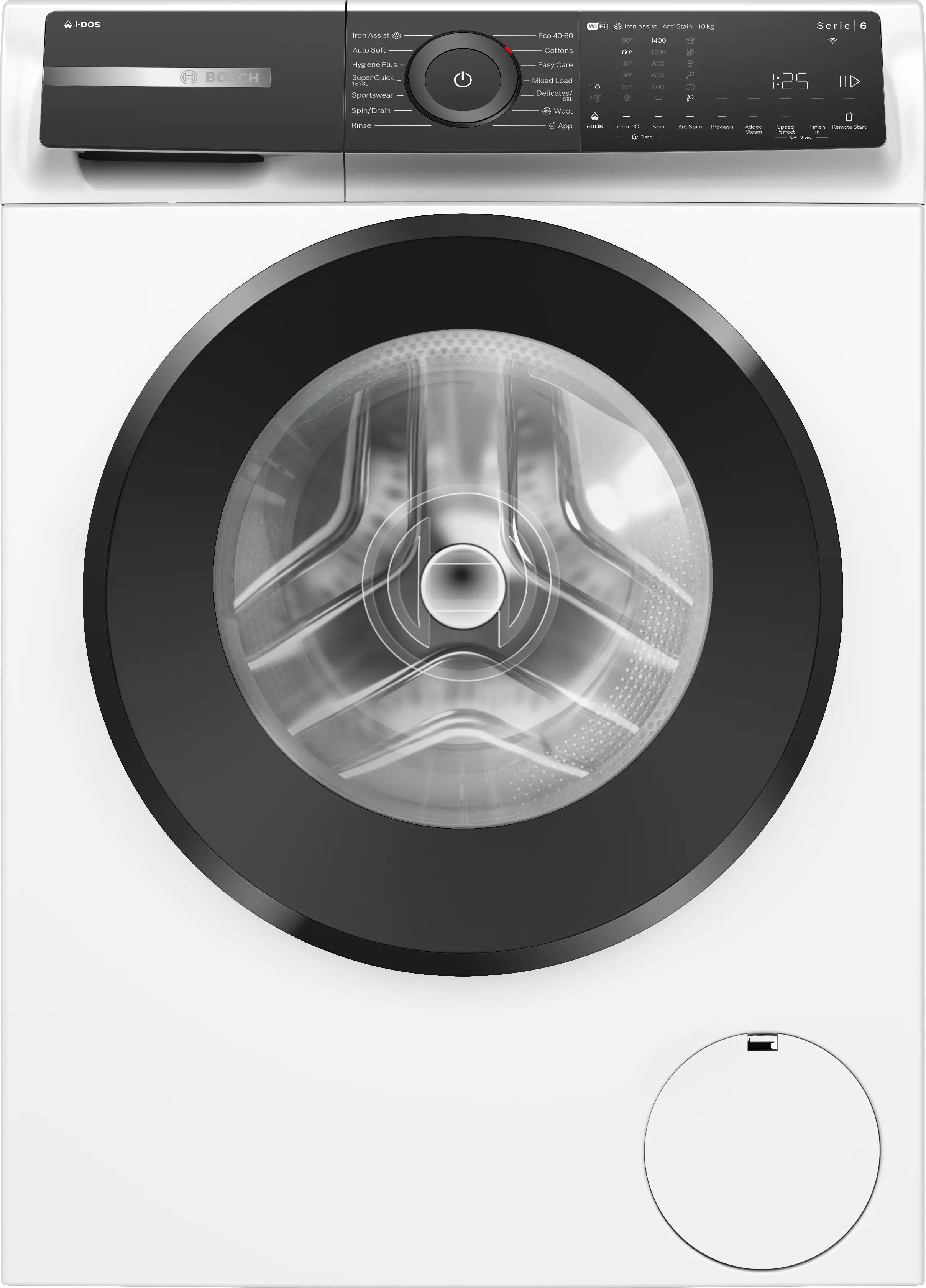 Bosch Series 6 Washing machine, front loader 10 kg max. 1400 rpm - WGH254A0GB