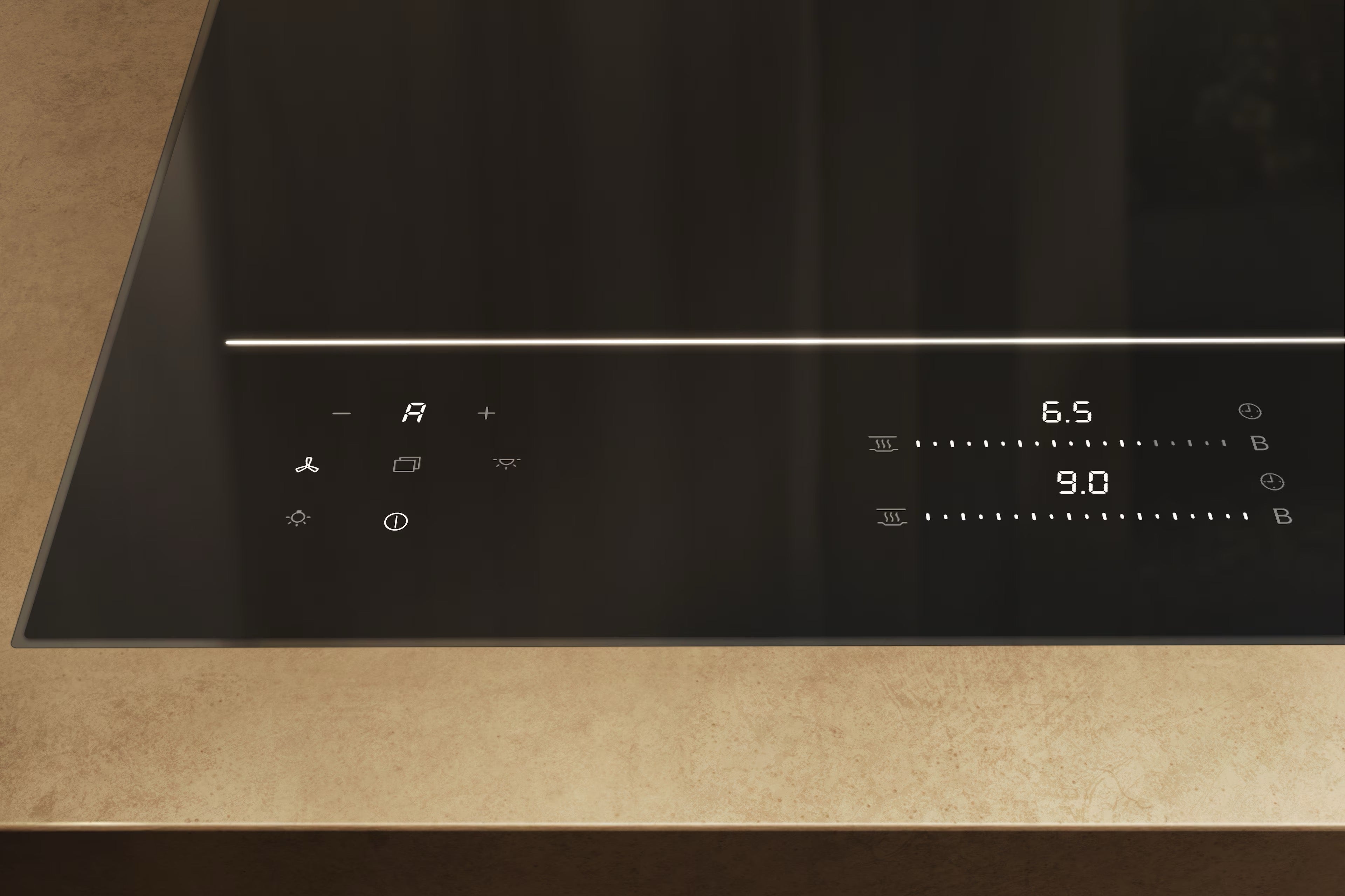 Miele KM 8895-2 FL Diamond&MSense 94cm Induction Hob with Onset Controls