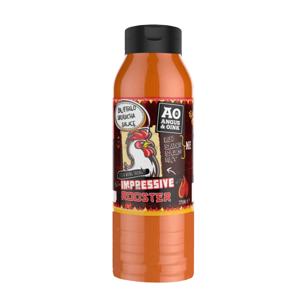 Angus & Oink Impressive Rooster - Buffalo Sriracha Hot Sauce