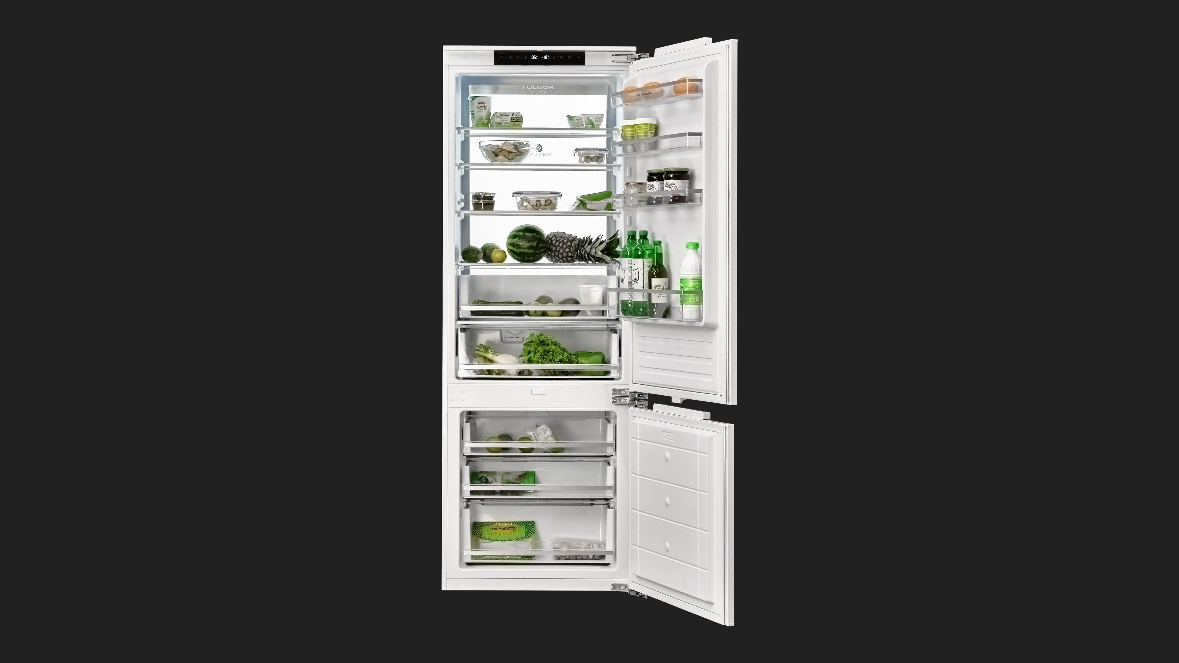 Fulgor Milano Built in Combi Refrigerator 70 - FBCD 701 TNF EDBL