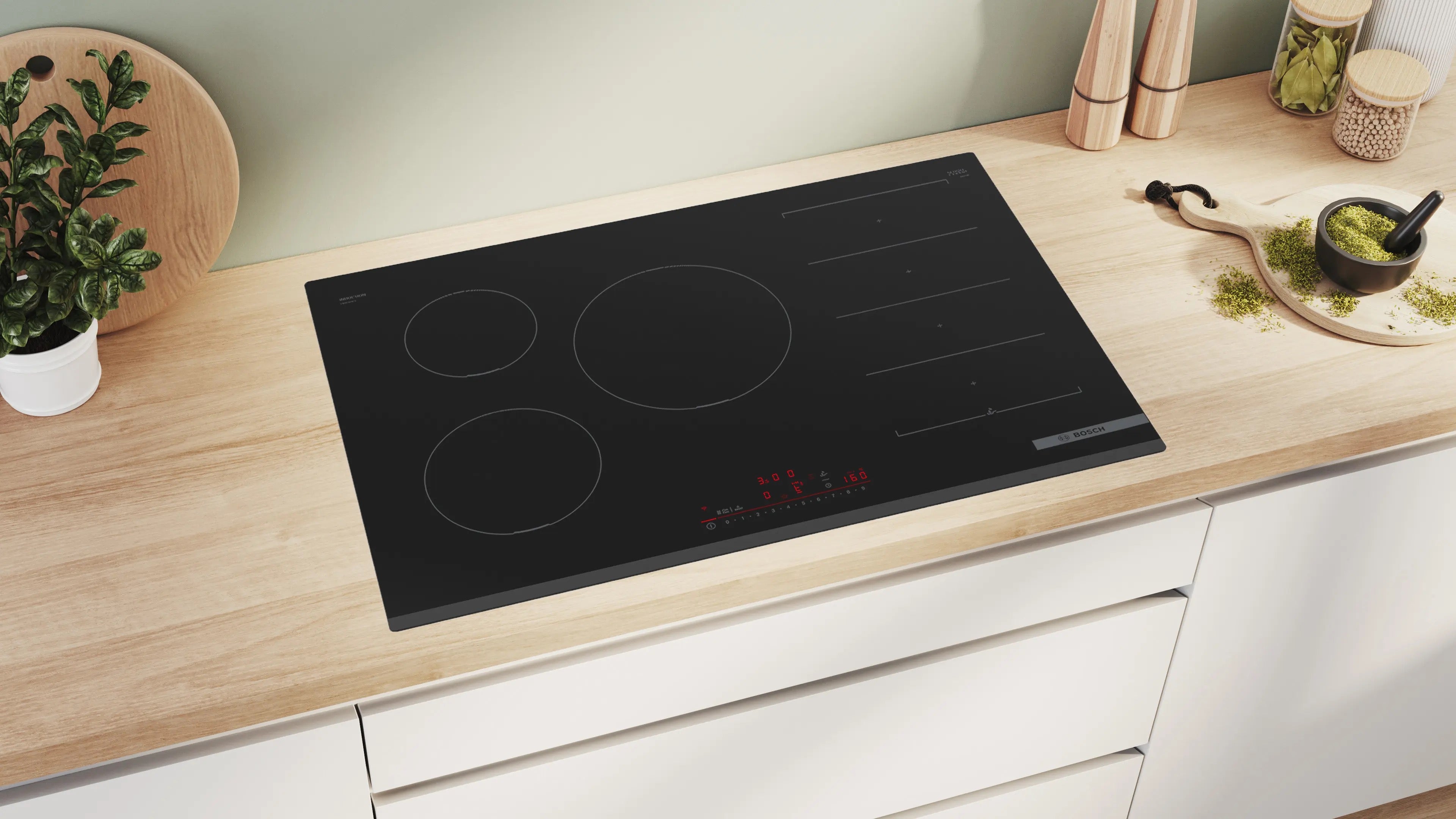 Bosch Series 6 Induction hob 80 cm surface mount without frame - PXV831HC1E