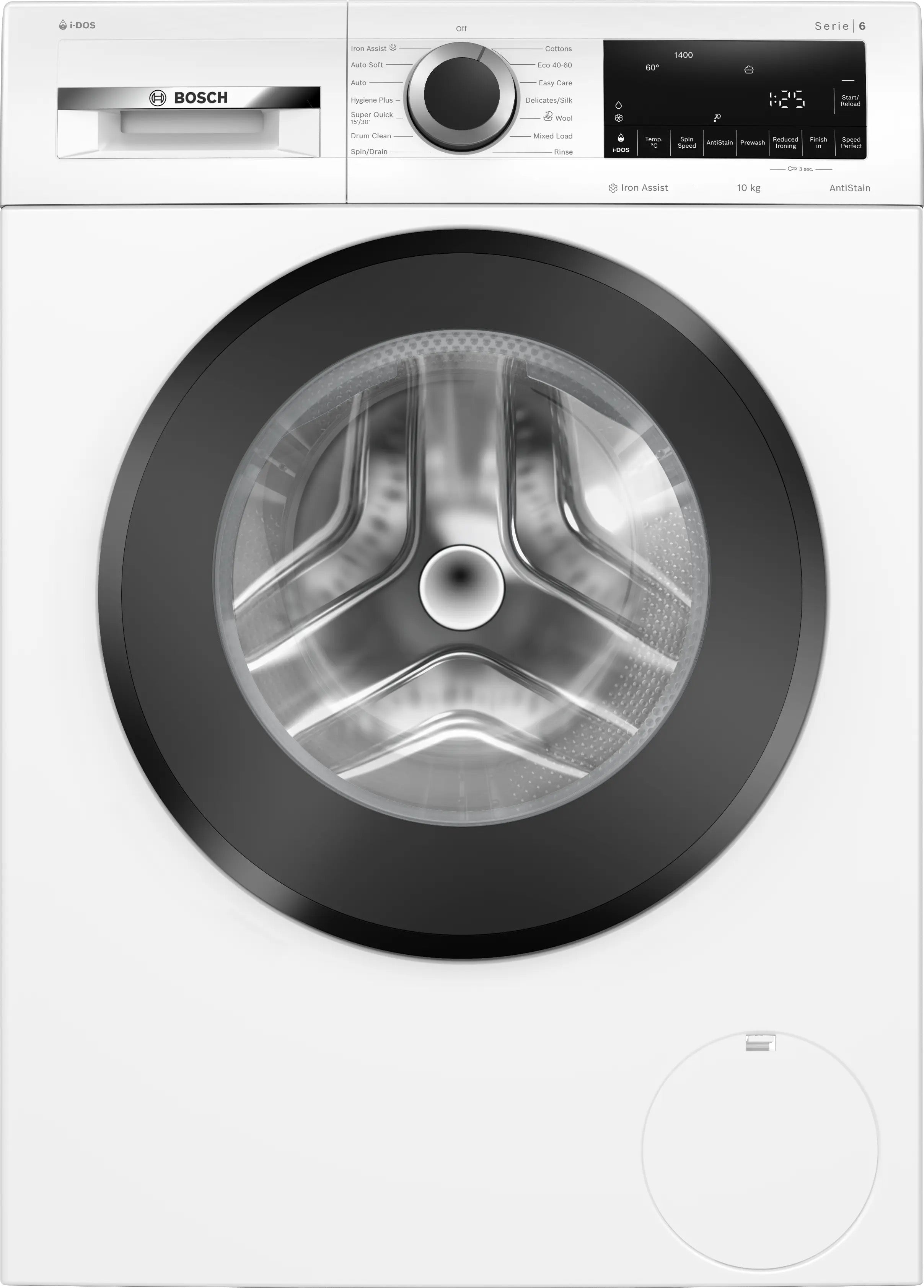 Bosch Series 6 Washing machine, front loader 10 kg max. 1400 rpm - WGG254F1GB