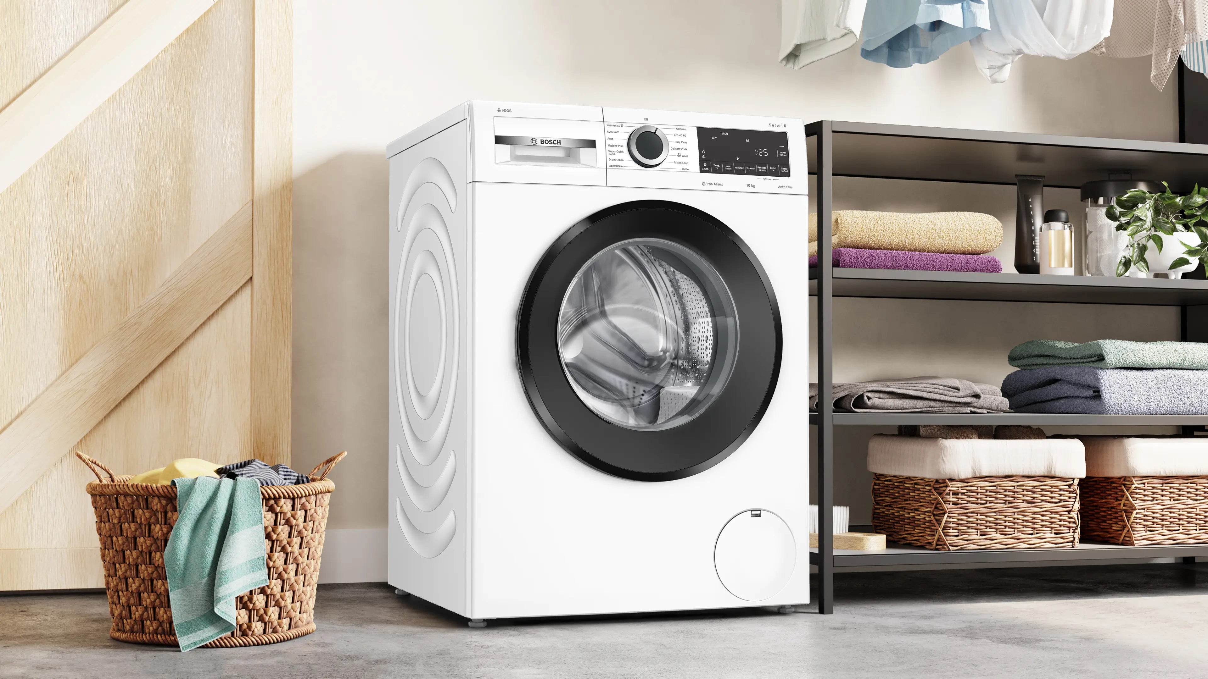 Bosch Series 6 Washing machine, front loader 10 kg max. 1400 rpm - WGG254F1GB