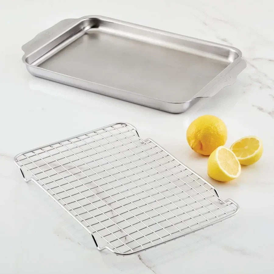 Hestan Ovenbond Quarter Sheet with Cooling Rack
