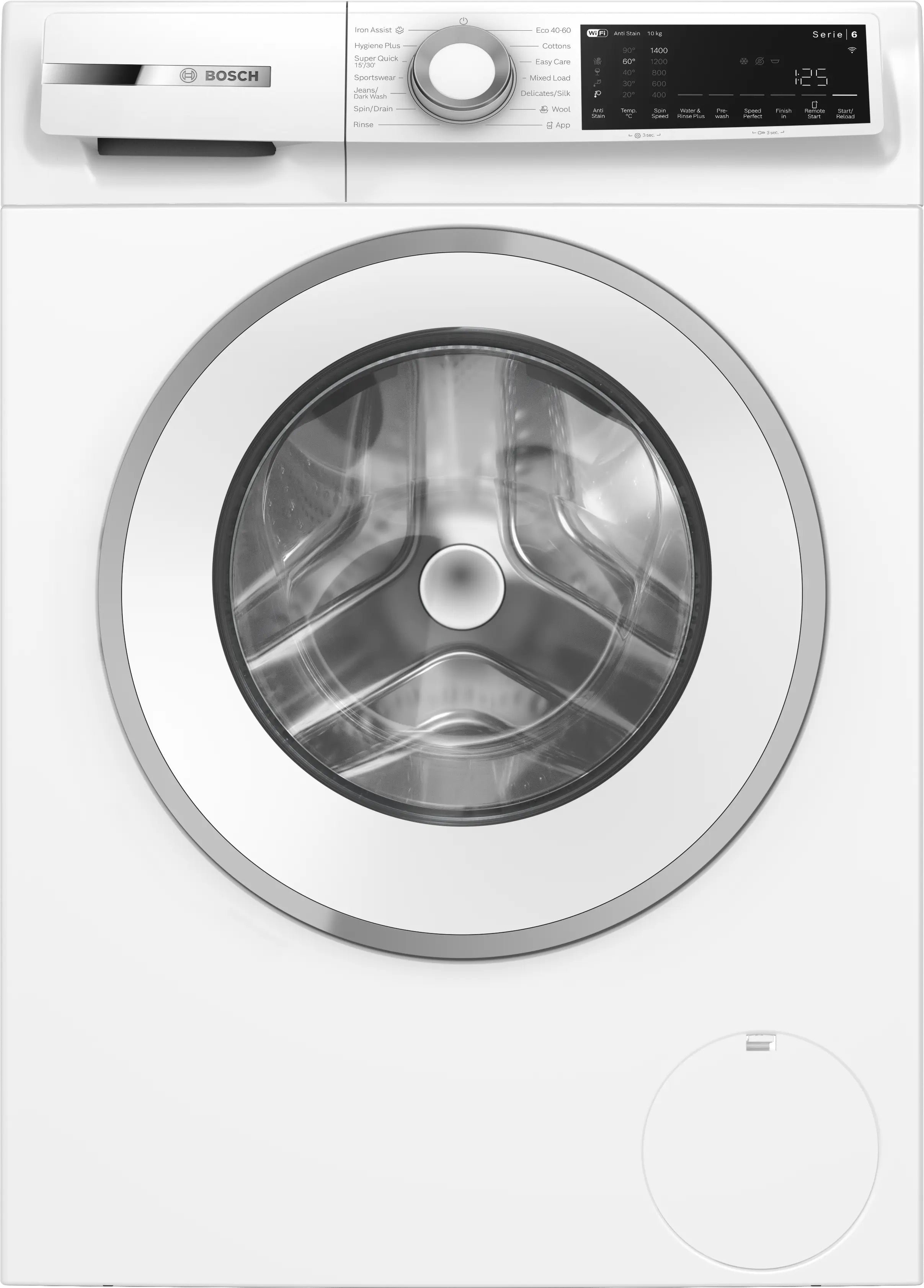 Bosch Series 6 Washing machine, front loader 10 kg max. 1400 rpm - WGJ25400GB