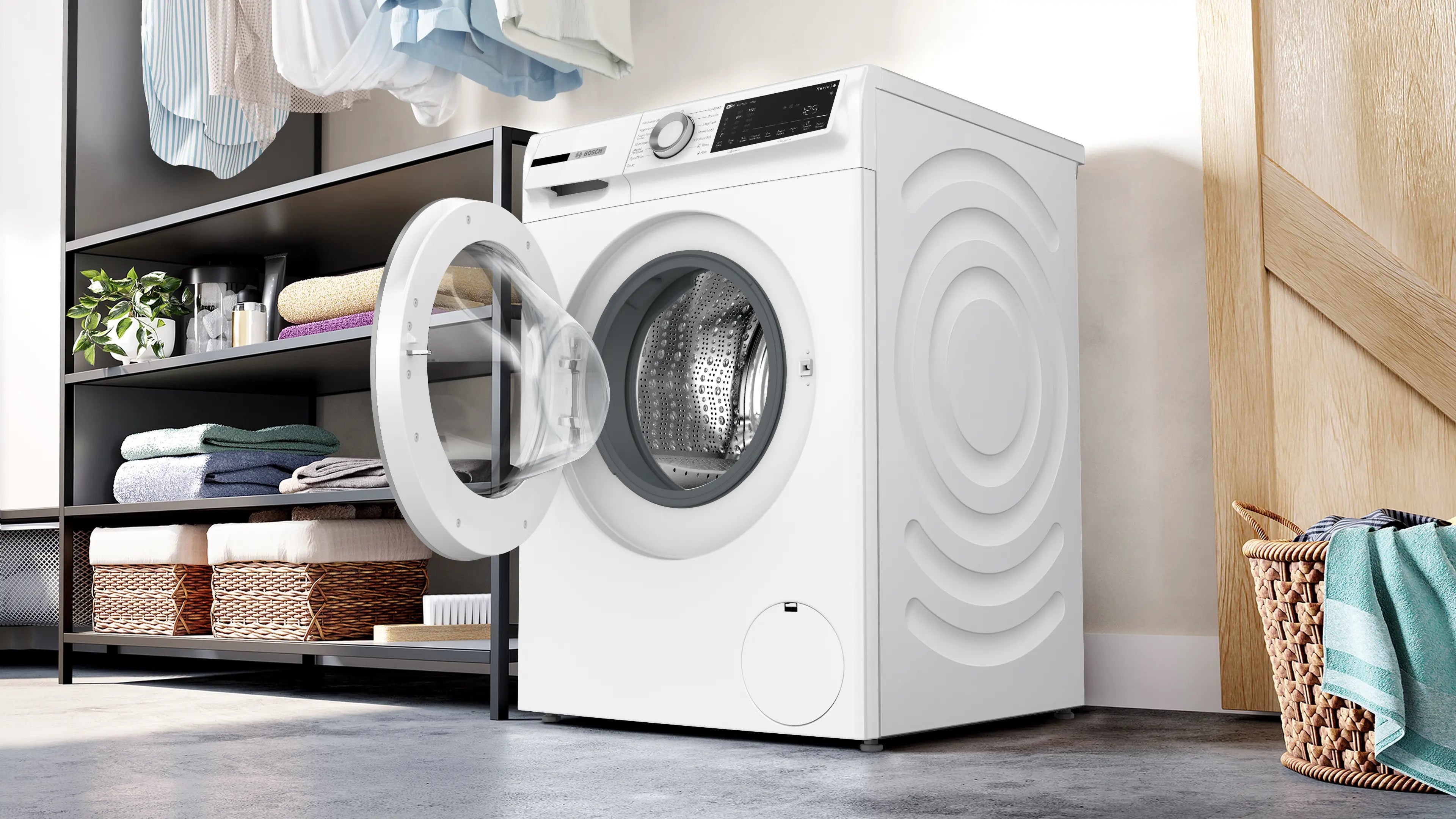 Bosch Series 6 Washing machine, front loader 10 kg max. 1400 rpm - WGJ25400GB