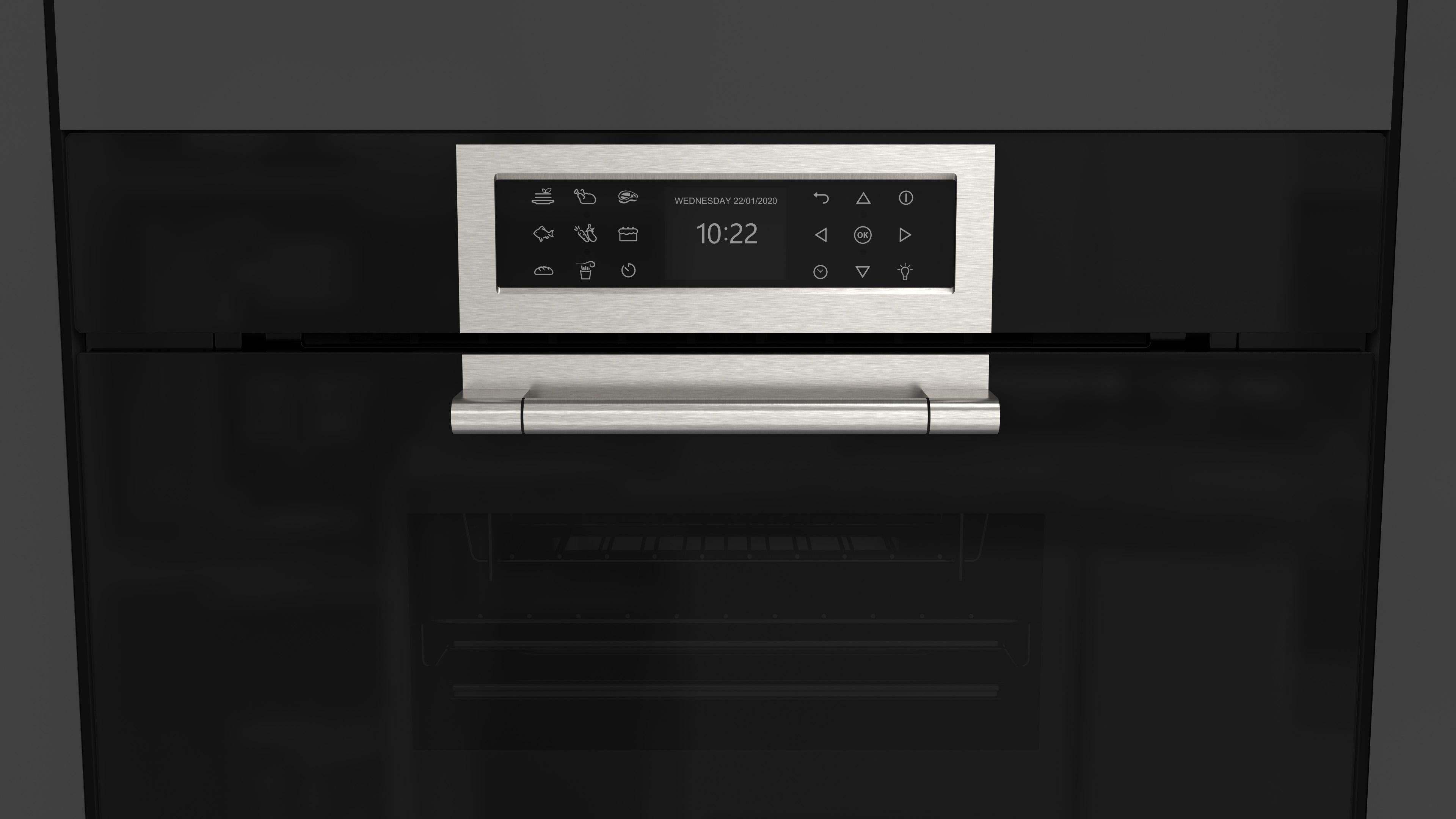Fulgor Milano Steam Oven 75x45 - FCLSO 7510 TEM BK
