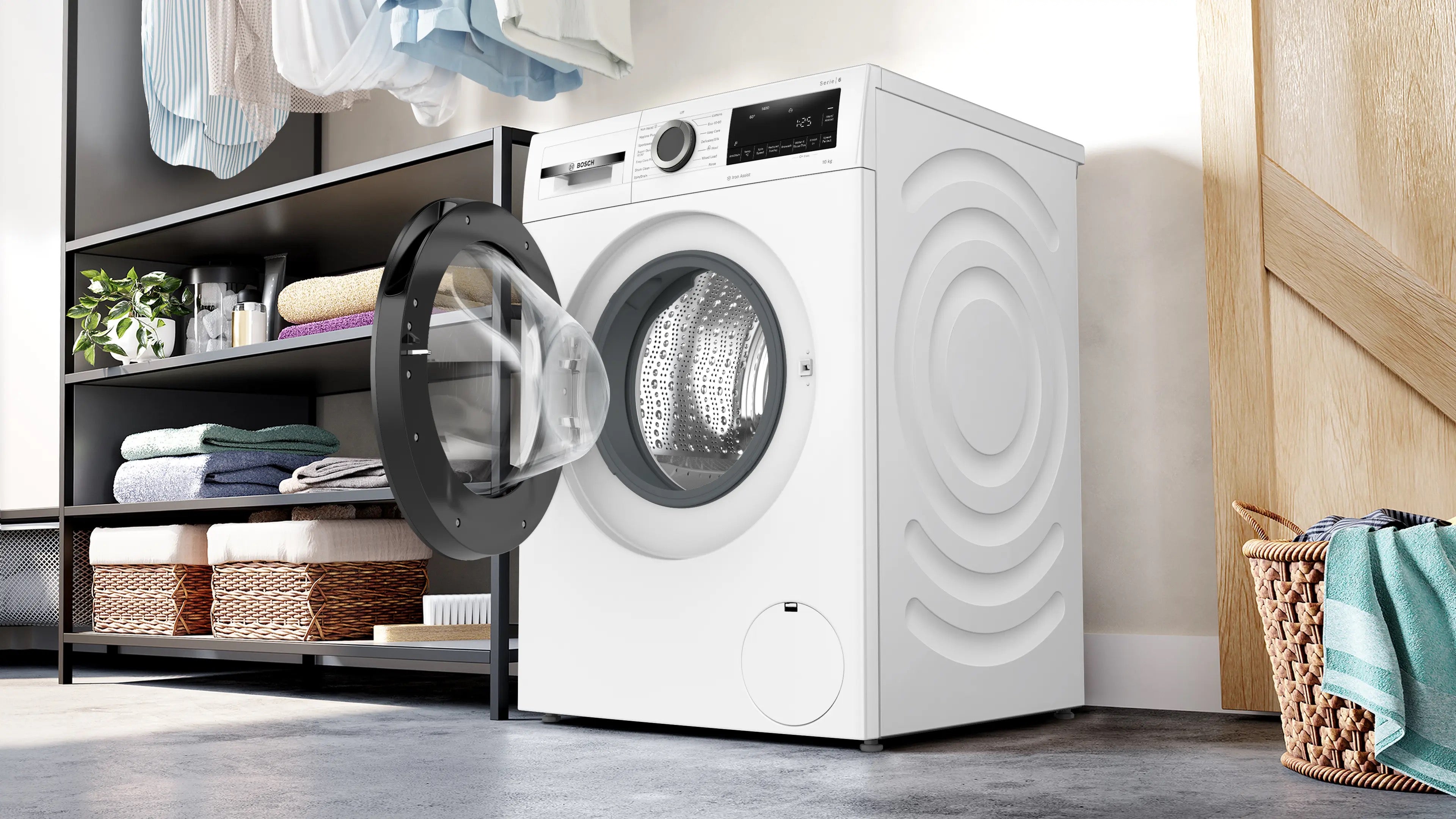 Bosch Series 6 Washing machine, front loader 10 kg max. 1400 rpm - WGG254Z1GB