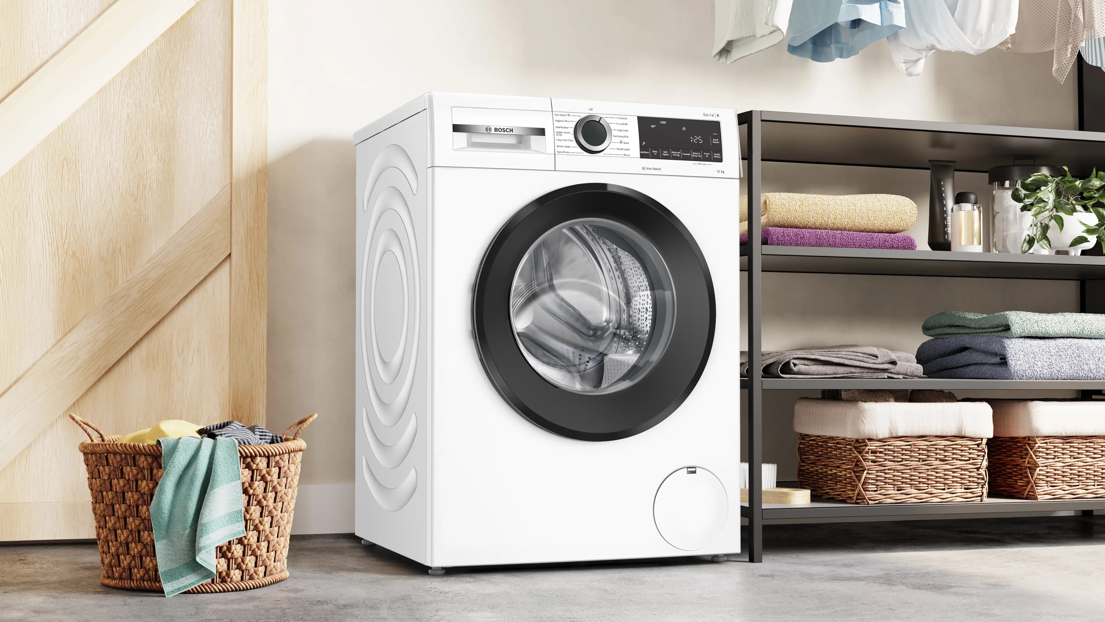 Bosch Series 6 Washing machine, front loader 10 kg max. 1400 rpm - WGG254Z1GB