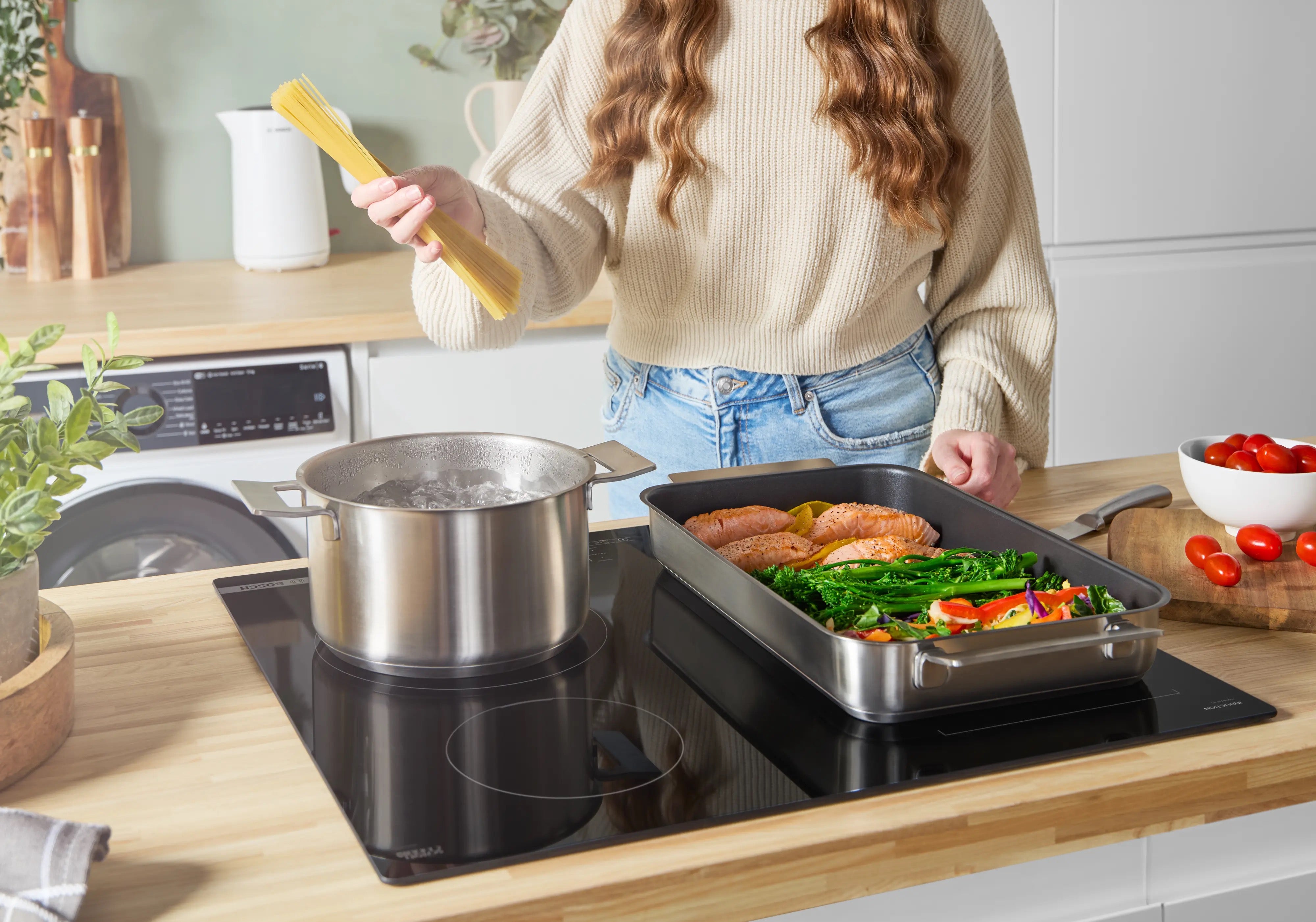 Bosch Series 4 Induction hob 60 cm surface mount without frame - PWP611BB5B