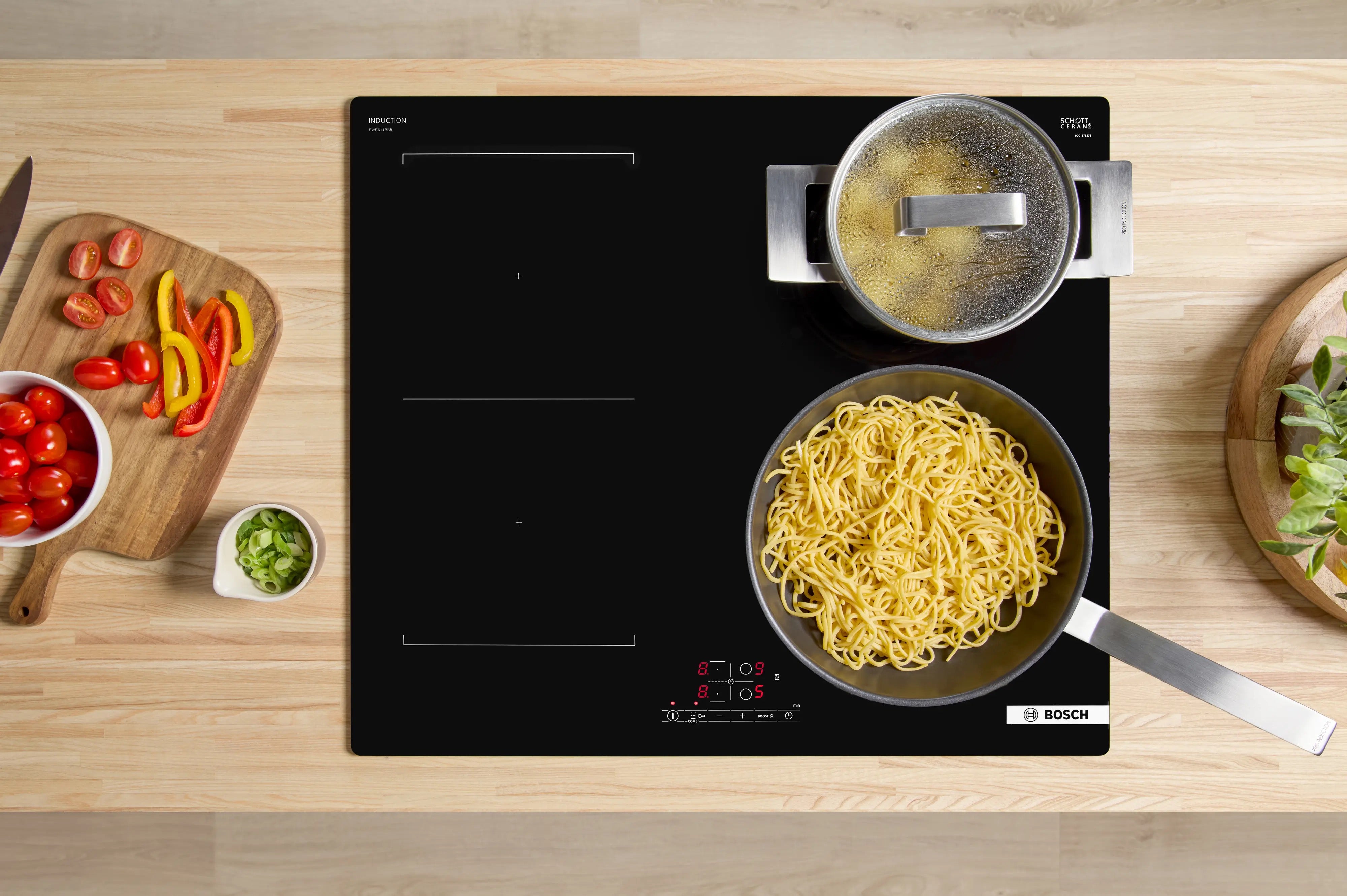 Bosch Series 4 Induction hob 60 cm surface mount without frame - PWP611BB5B