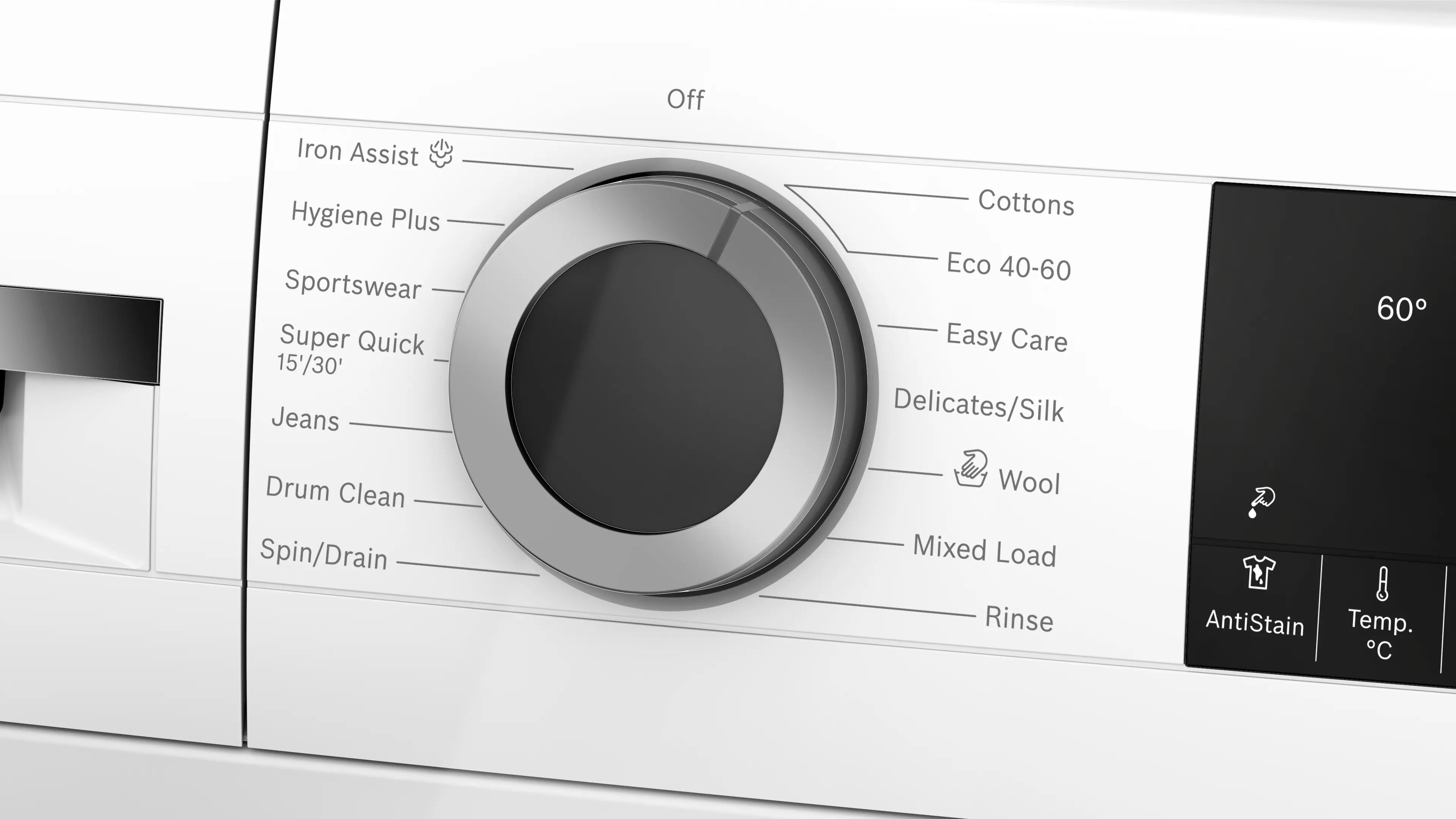 Bosch Series 6 Washing machine, front loader 9 kg max. 1400 rpm - WGG24400GB