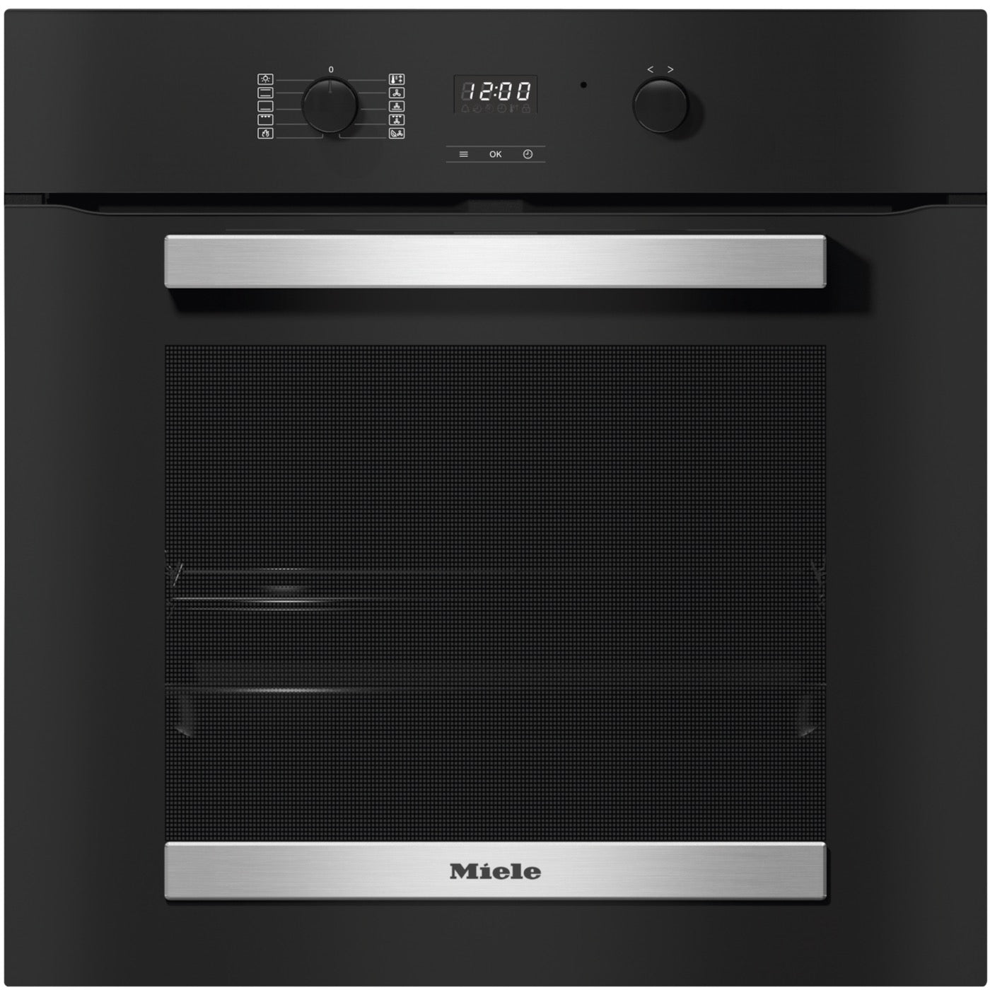 Miele H 2455 BP ACTIVE Obsidian black stainless steel effect
