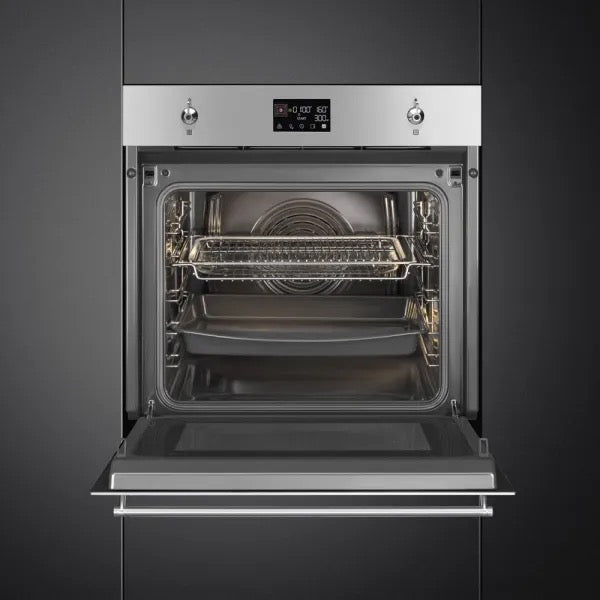 Smeg Classic SpeedwaveXL Oven With Microwave And Air Fry  Stainless Steel - SO6302M2X