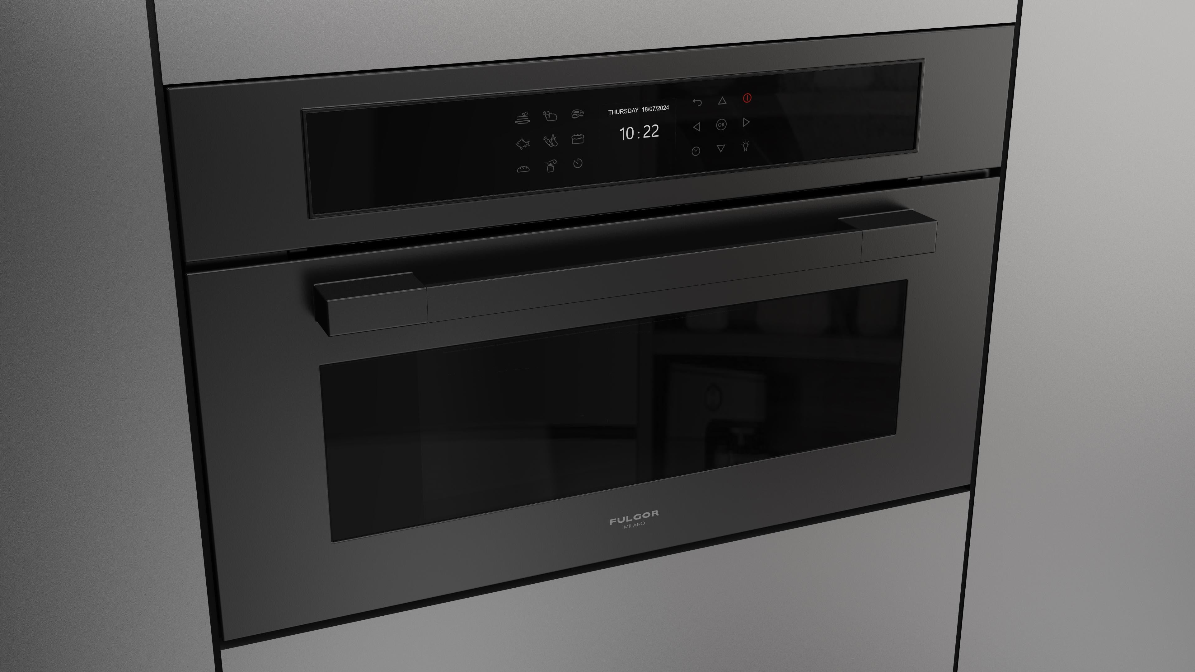 Fulgor Milano Urbantech Touch Steam Oven 75x45 - FUTCSO 7510 TEM MBK