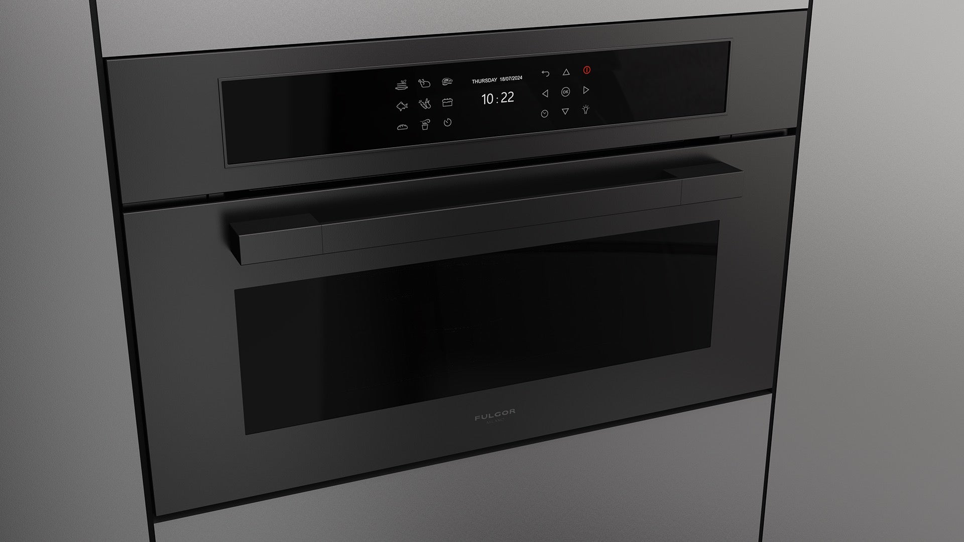 Fulgor Milano Urbantech Touch 30" Combi Microwave Oven - FUTMO 310 TEM MBK