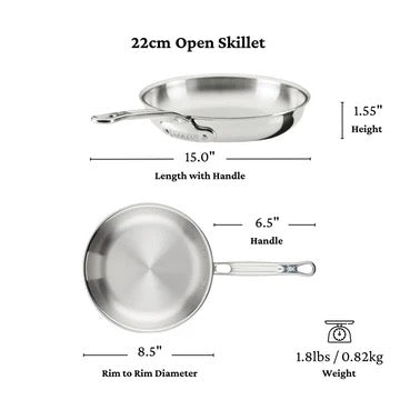 Hestan ProBond® Luxe Induction Stainless Steel Skillet