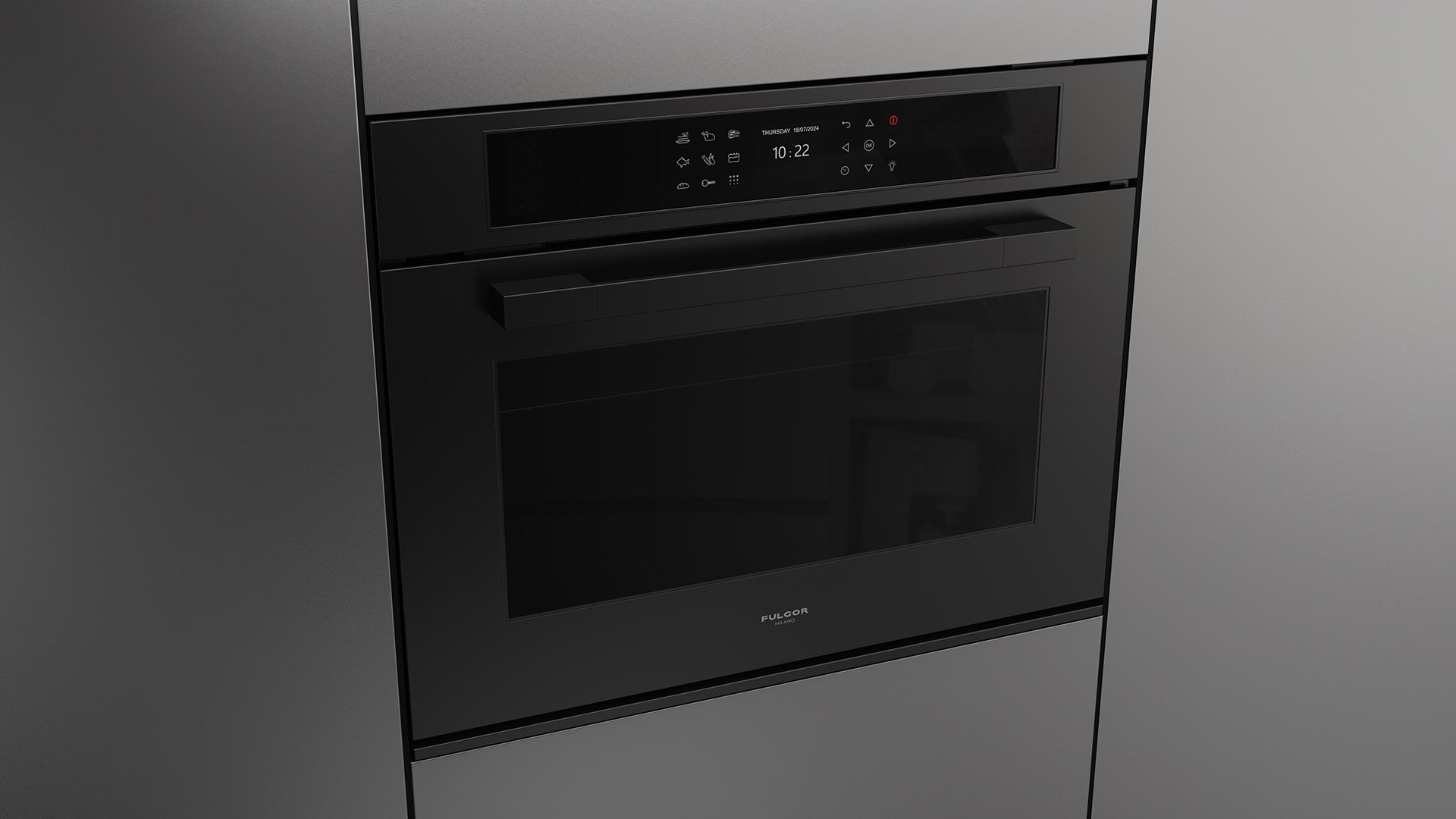 Fulgor Milano Urbantech Touch XL 75 Multi-Function Pyro Oven - FUTPO 7515 P TEM MBK
