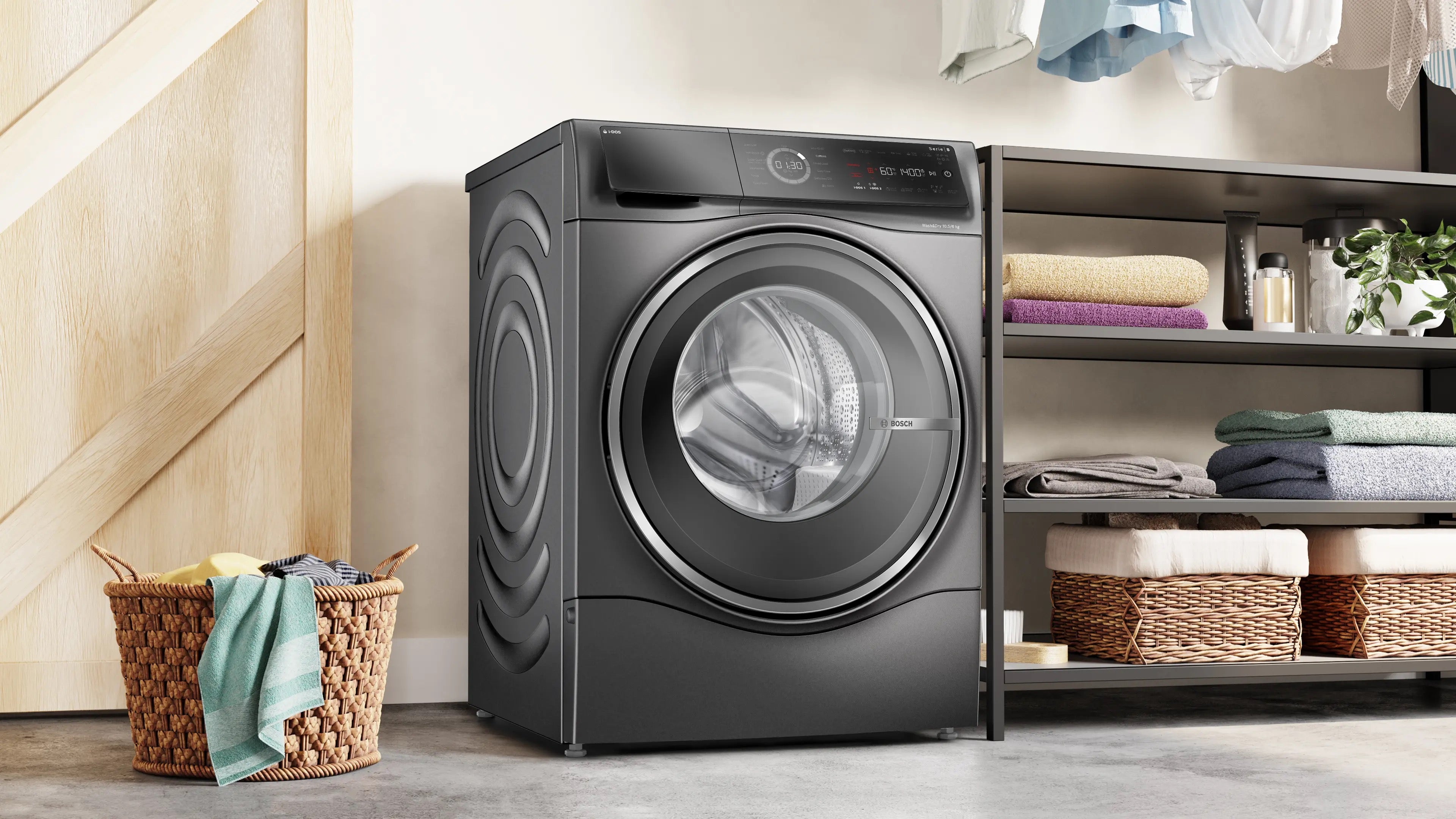 Bosch Series 8 Washer dryer 10.5/6 kg 1400 rpm - WNC254ARGB
