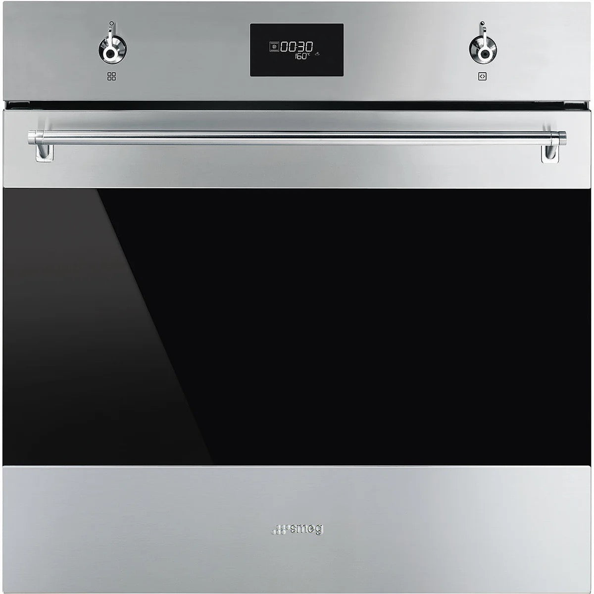 Smeg 60cm Classic Pyrolytic Multifunction Single Oven in Stainless Steel