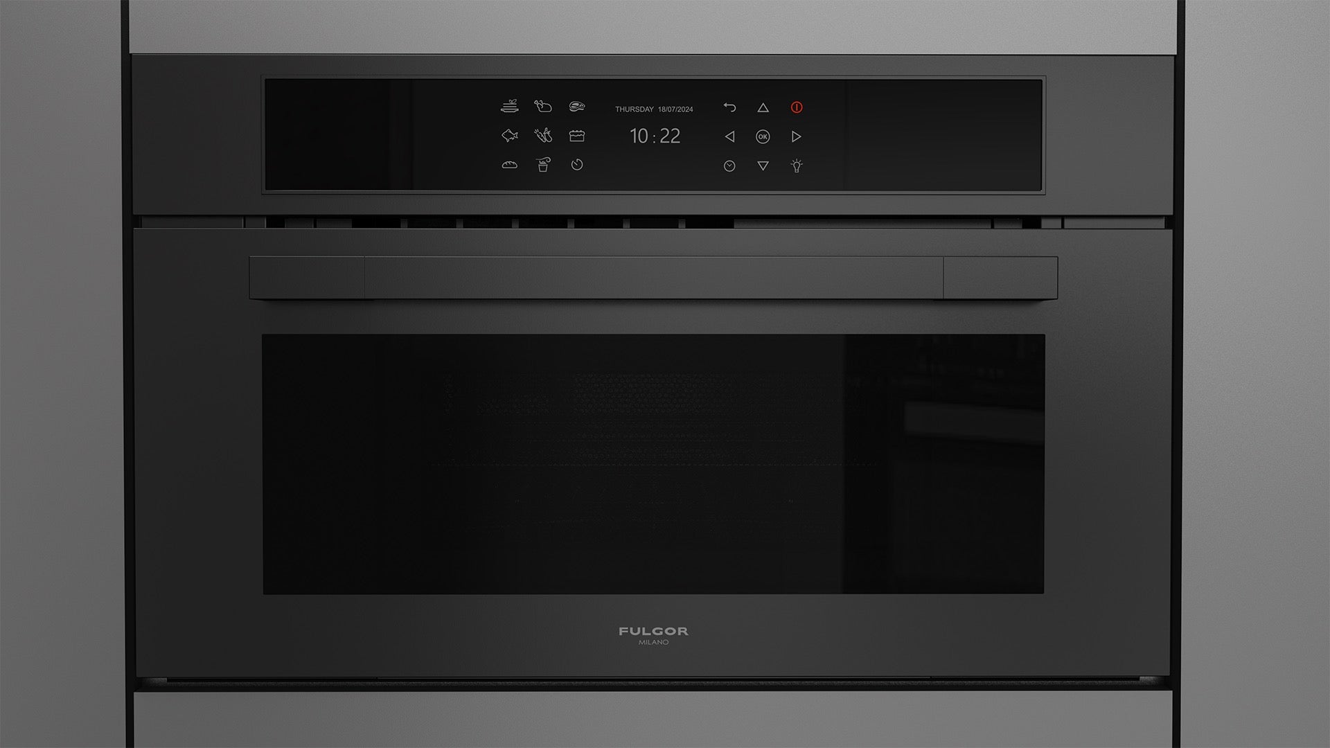 Fulgor Milano Urbantech Touch Microwave Oven 75x45 - FUTCMO 7510 TEM MBK
