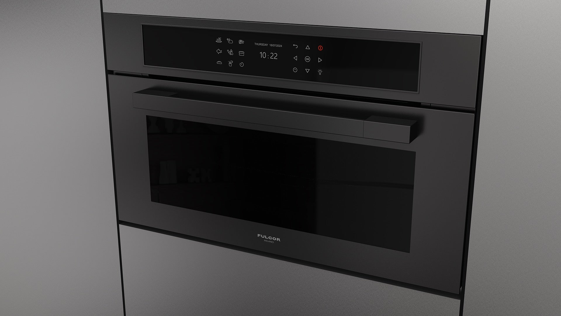 Fulgor Milano Urbantech Touch Microwave Oven 75x45 - FUTCMO 7510 TEM MBK
