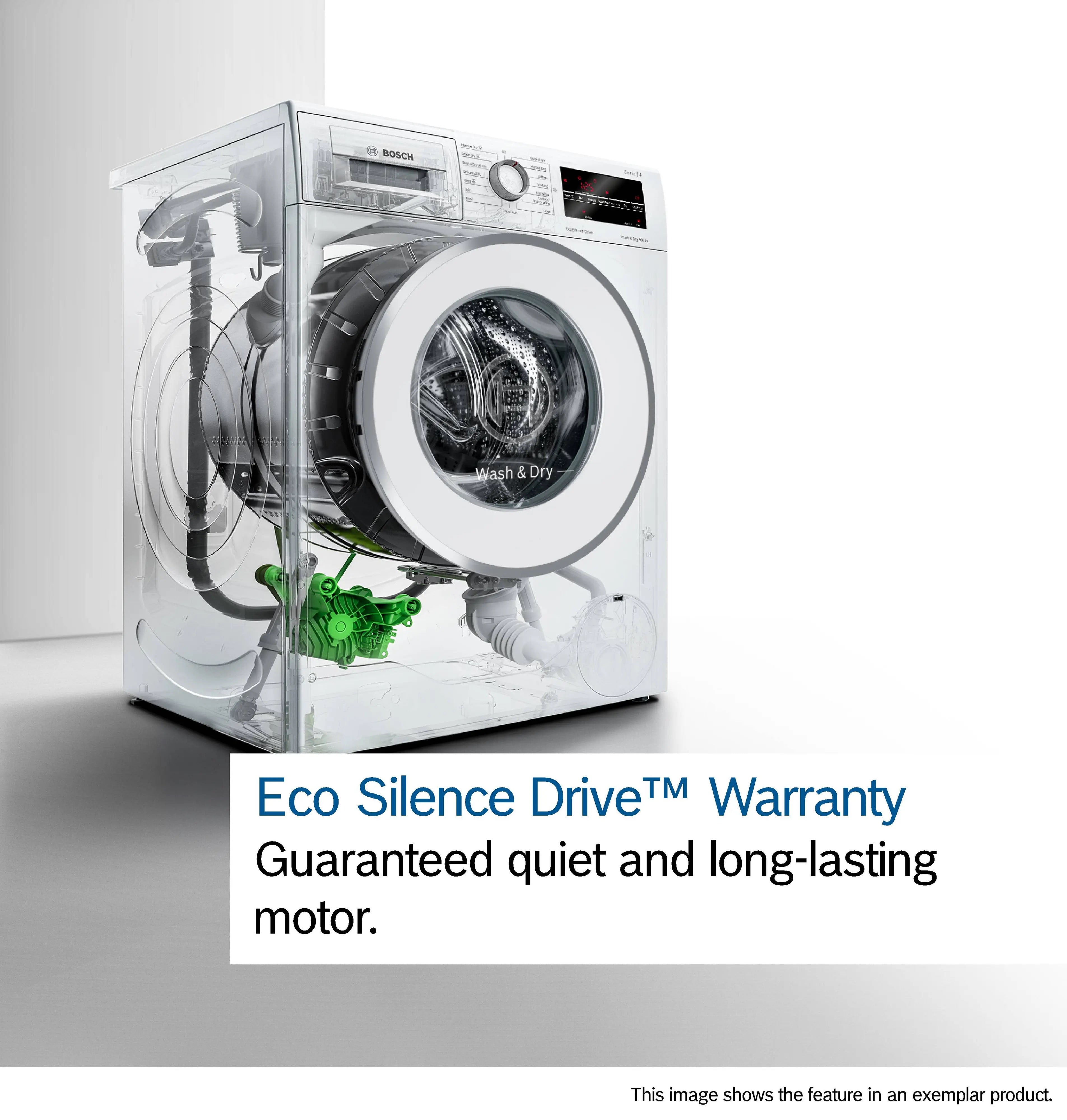 Bosch Series 8 Washer dryer 10.5/6 kg max. 1400 rpm - WNC25410GB