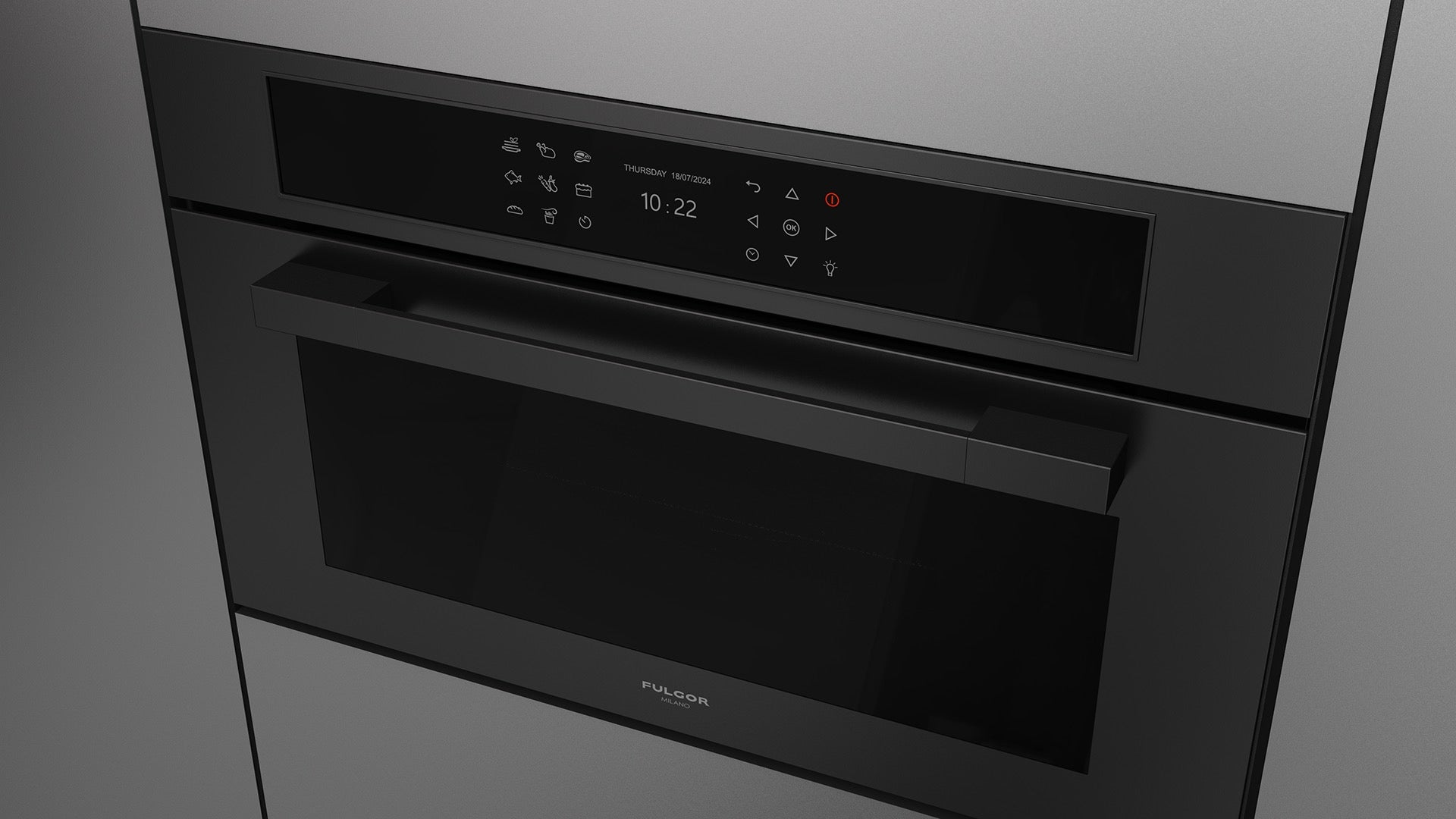 Fulgor Milano Urbantech Touch Microwave Oven 75x45 - FUTCMO 7510 TEM MBK
