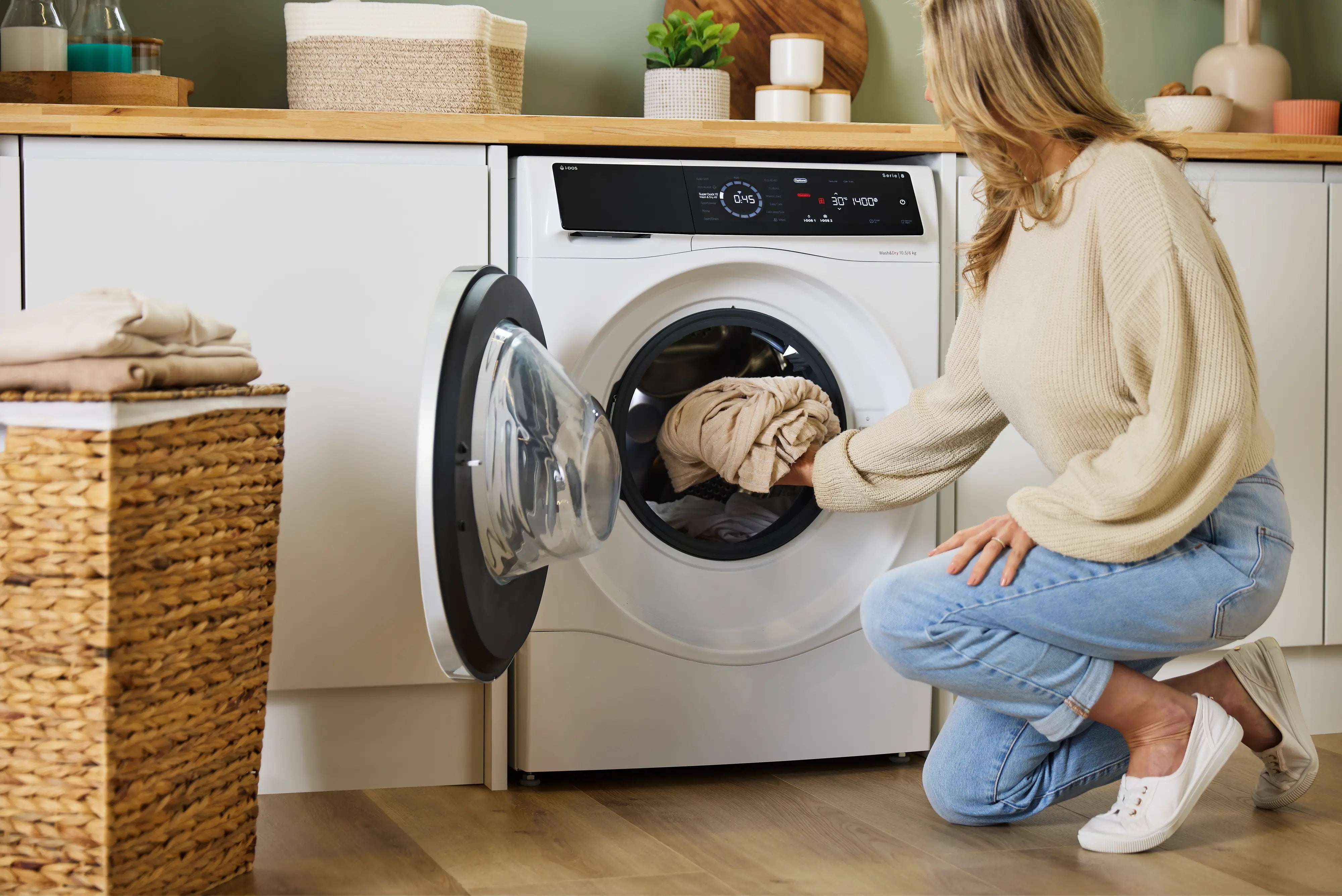 Bosch Series 8 Washer dryer 10.5/6 kg max. 1400 rpm - WNC25410GB