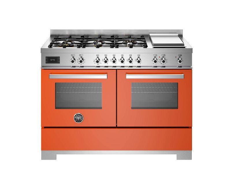 Bertazzoni Professional Series 120 cm 6-burner + griddle, Electric Double Oven