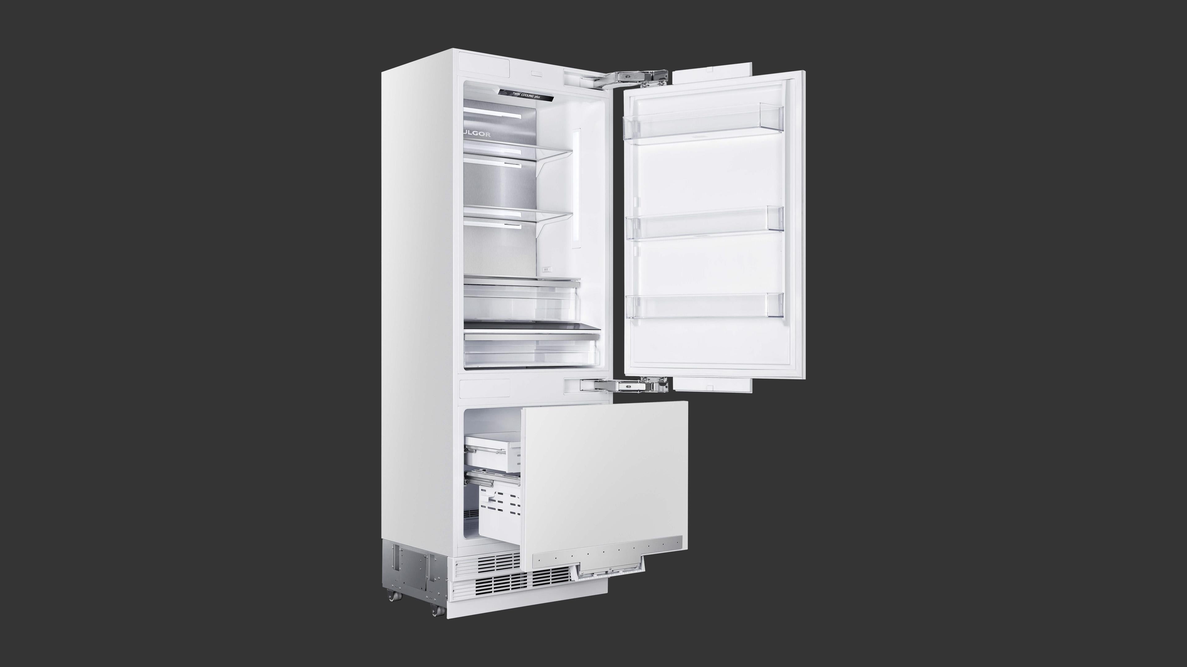 Fulgor Milano Built in Combi Refrigerator 30 - FBCD 762 TNF EDBL