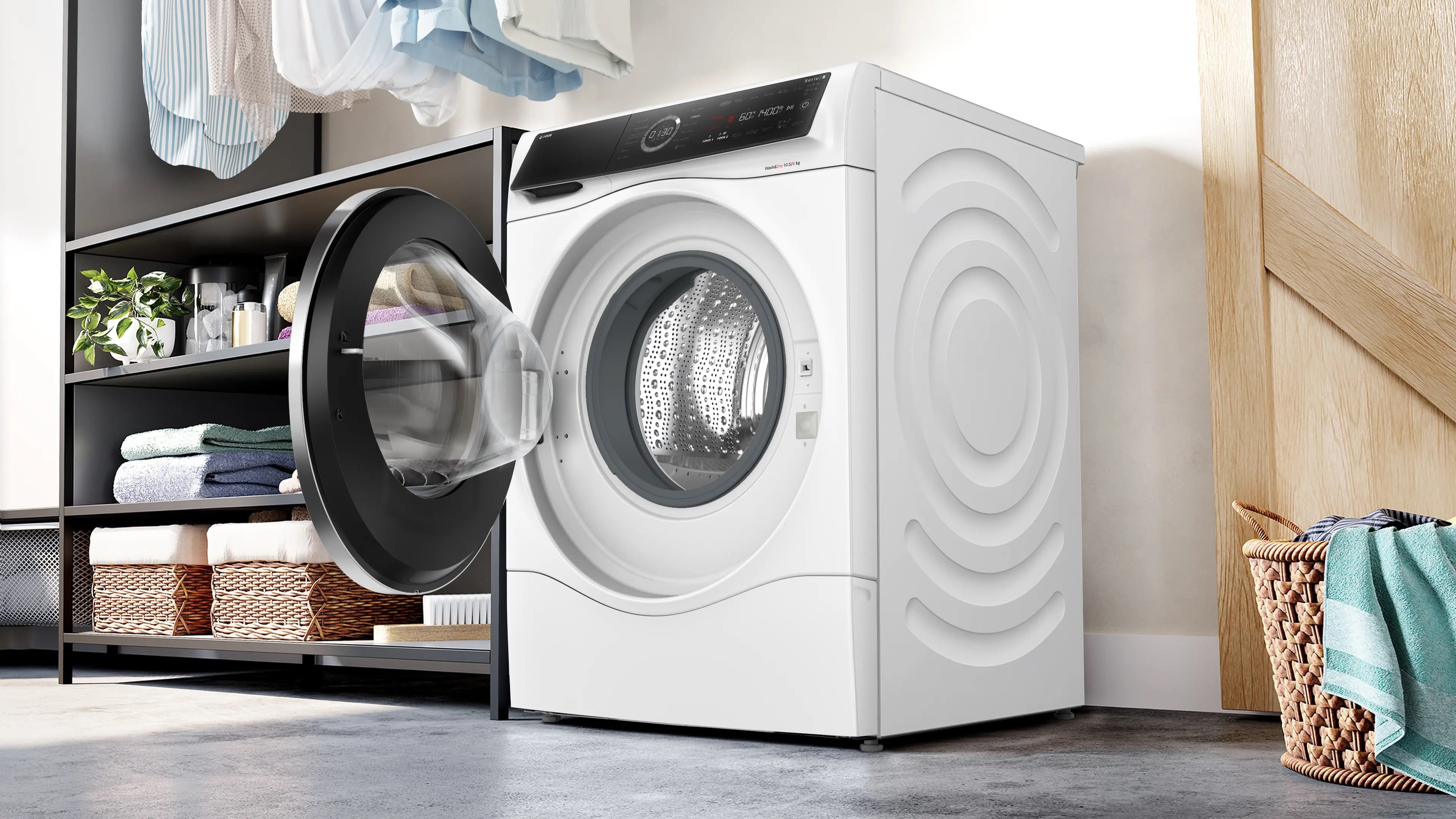 Bosch Series 8 Washer dryer 10.5/6 kg max. 1400 rpm - WNC25410GB