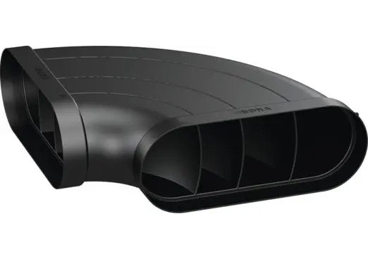 BORA ECOTUBE BEND 90° FLAT HORIZONTAL INCL. 2 X EFD