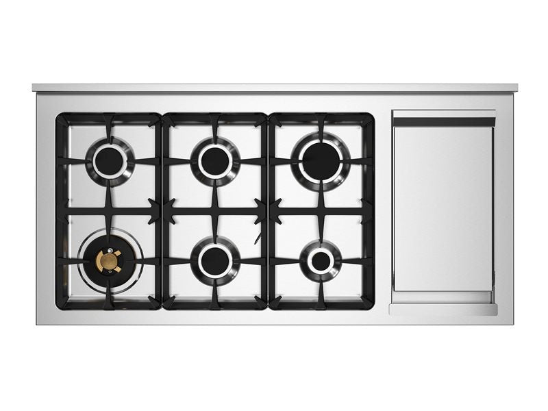 Bertazzoni Professional Series 120 cm 6-burner + griddle, Electric Double Oven