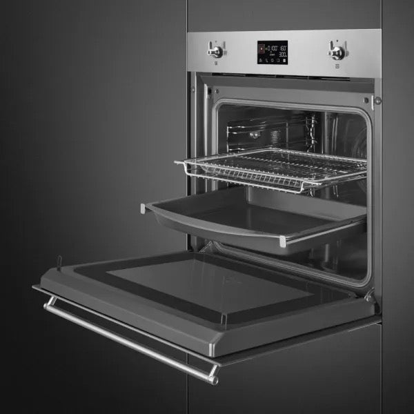 Smeg Classic SpeedwaveXL Oven With Microwave And Air Fry  Stainless Steel - SO6302M2X