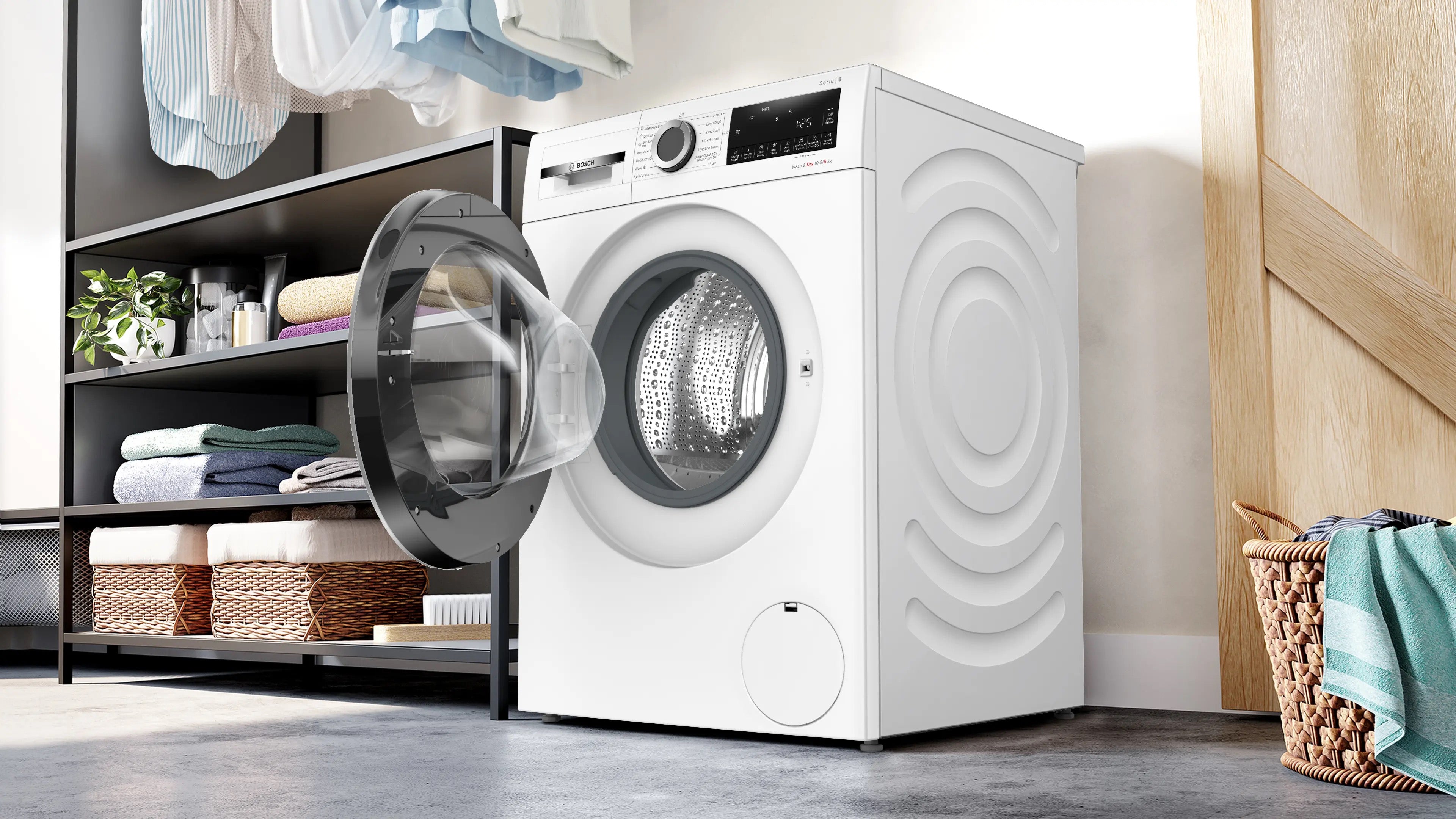 Bosch Series 6 Washer dryer 10.5/6 kg max. 1400 rpm - WNG25401GB