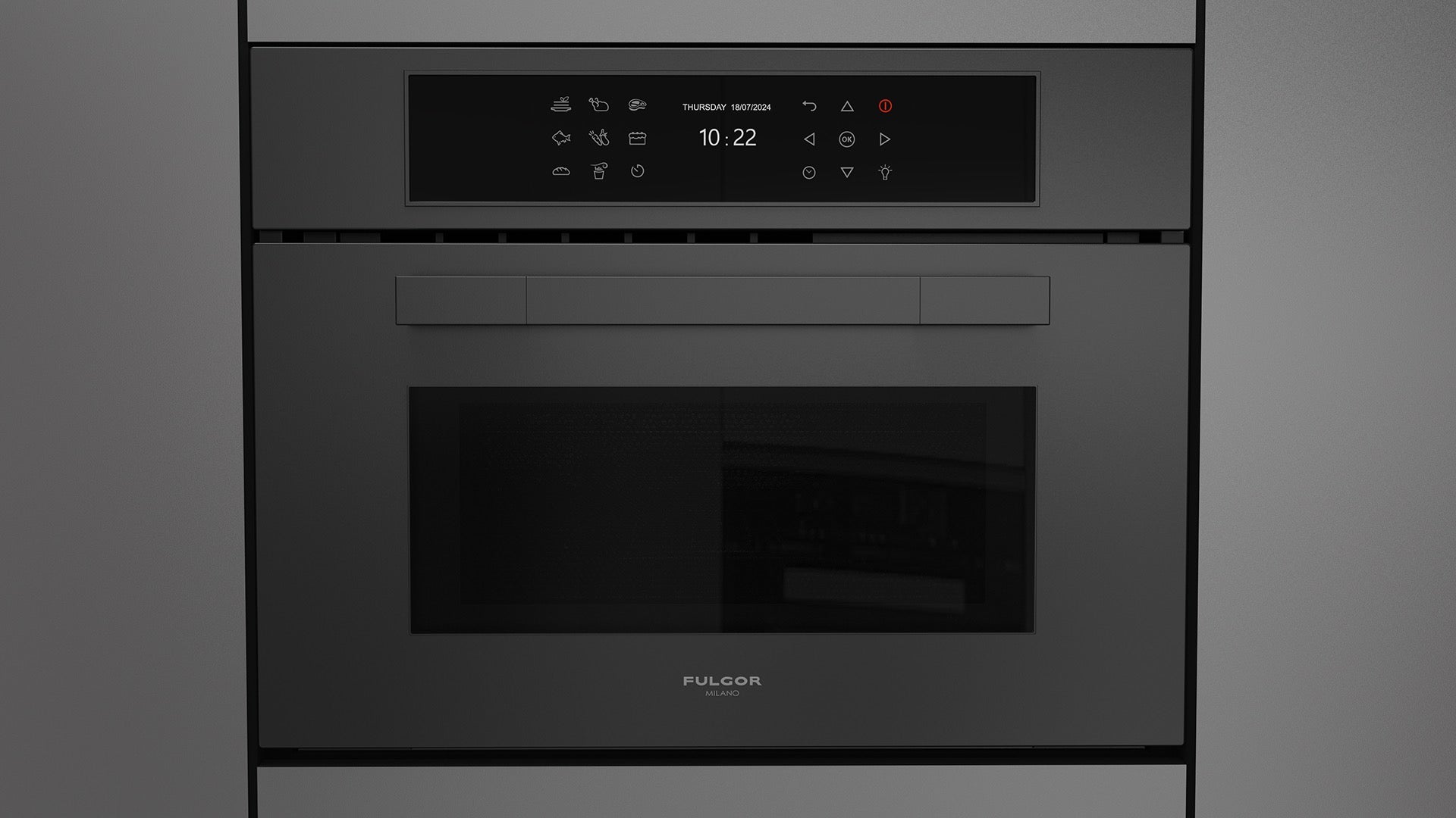 Fulgor Milano Urbantech Touch Microwave Combi Oven 60x45 - FUTMO 4510 TEM MBK