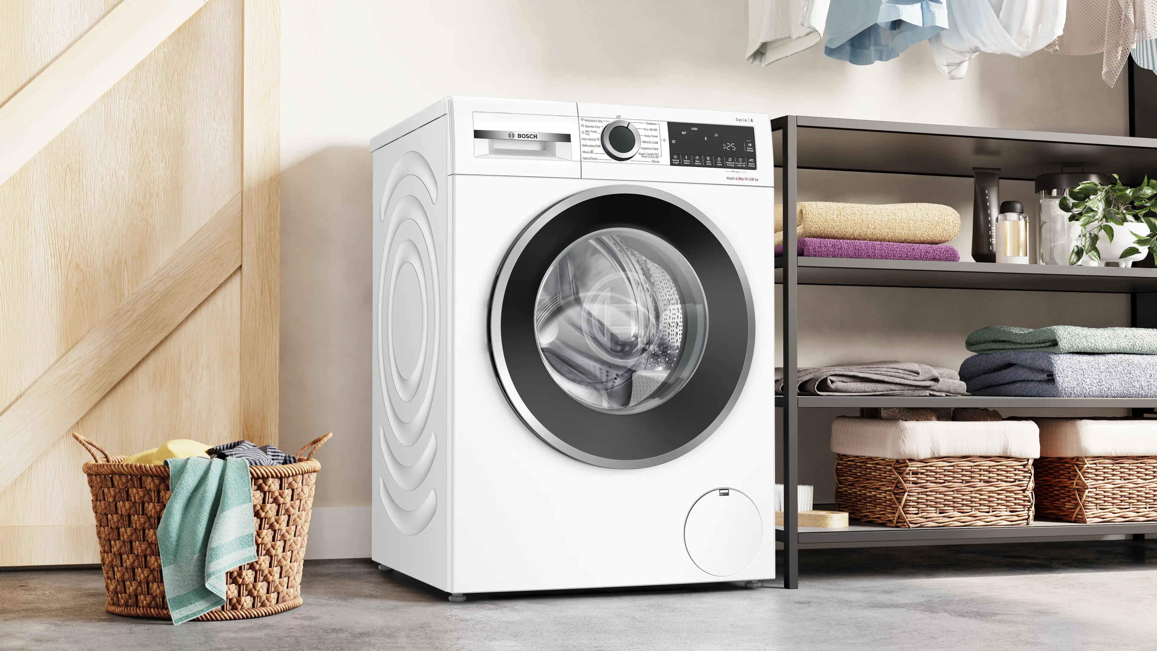 Bosch Series 6 Washer dryer 10.5/6 kg max. 1400 rpm - WNG25401GB