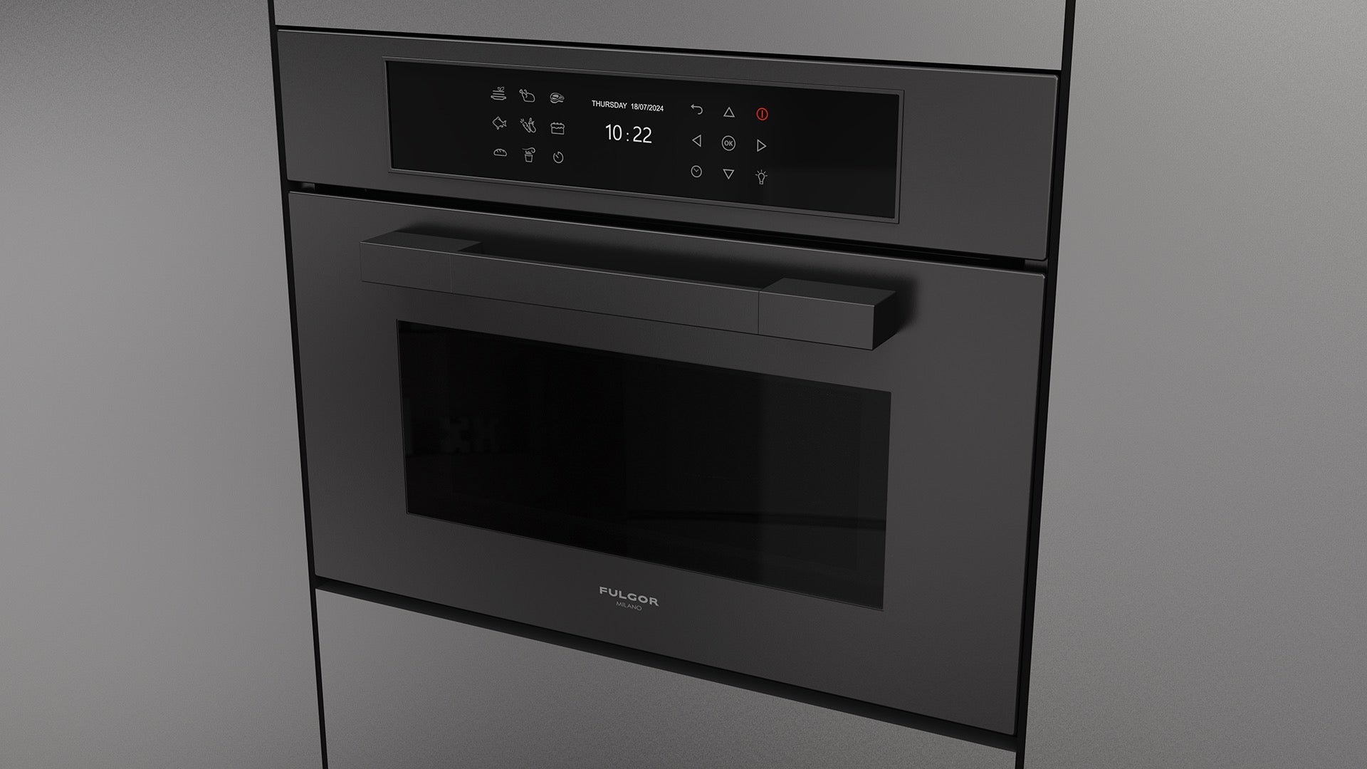 Fulgor Milano Urbantech Touch Microwave Combi Oven 60x45 - FUTMO 4510 TEM MBK
