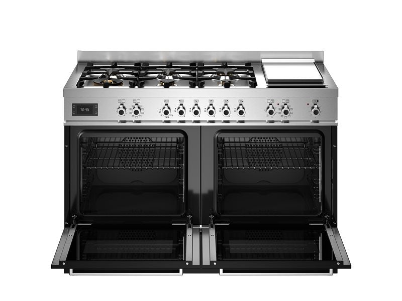Bertazzoni Professional Series 120 cm 6-burner + griddle, Electric Double Oven
