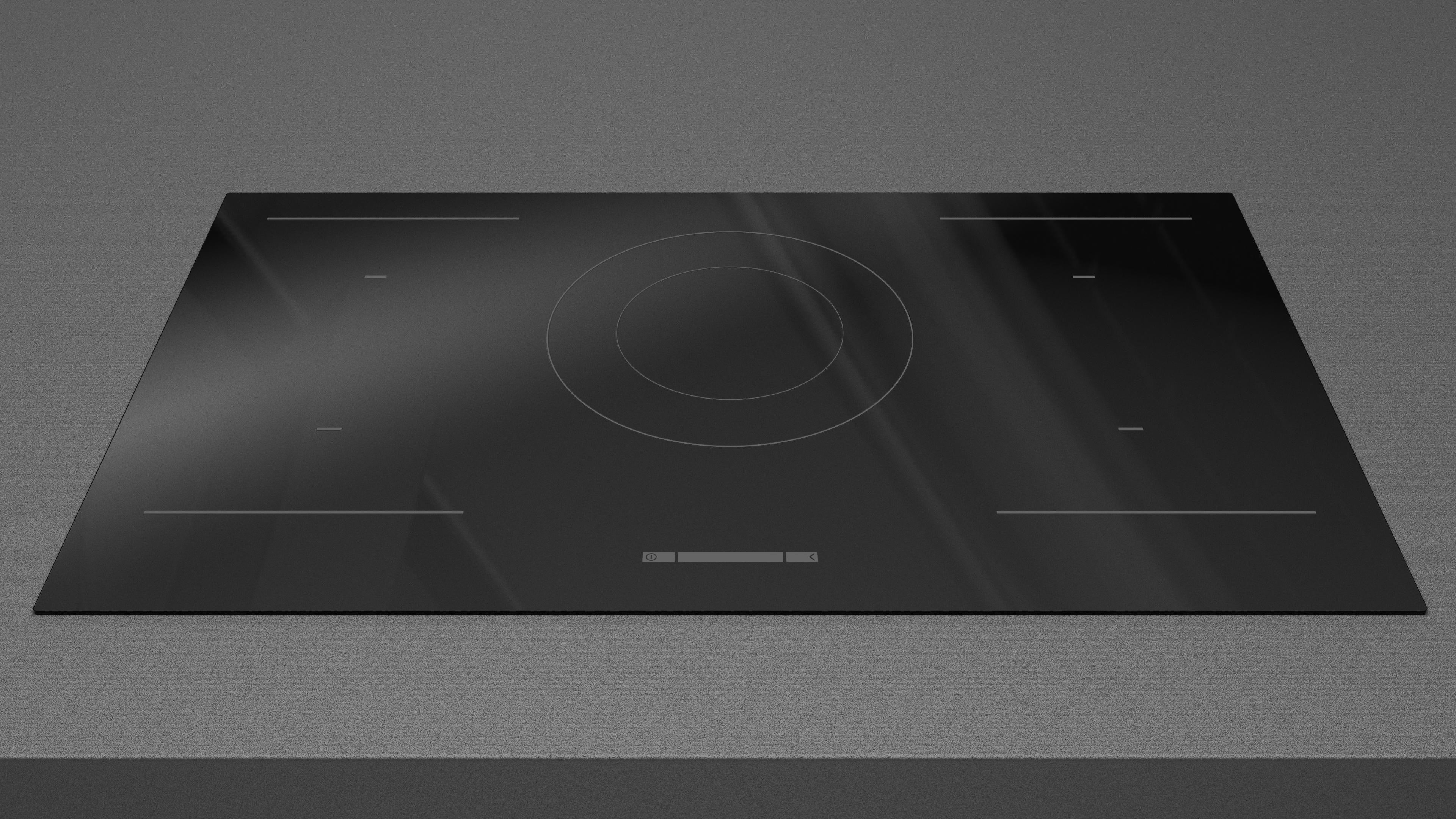 Fulgor Milano 90 Induction Hob - FSH 905 ID WT BK